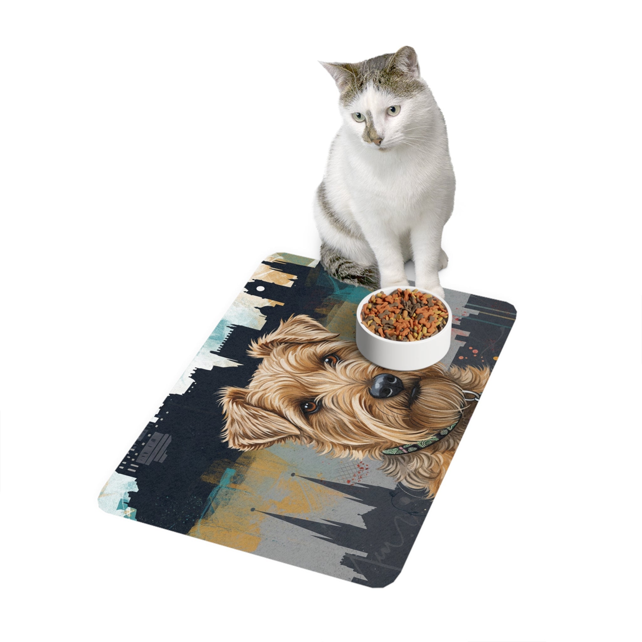 Non-Slip Pet Food Mat – Waterproof Feeding Mat for Dogs