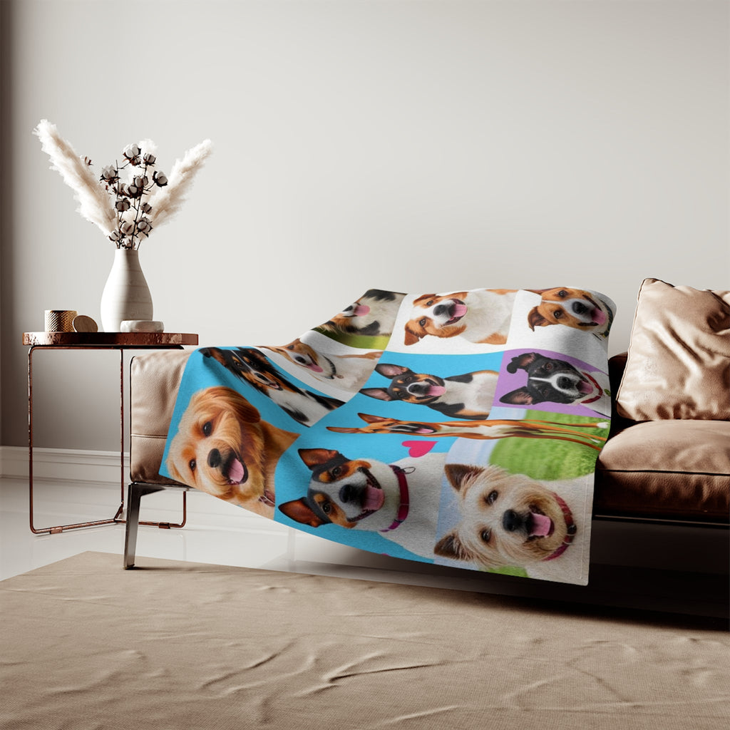Sweatshirt Blanket – Plush Fleece Throw, 2 Size Options