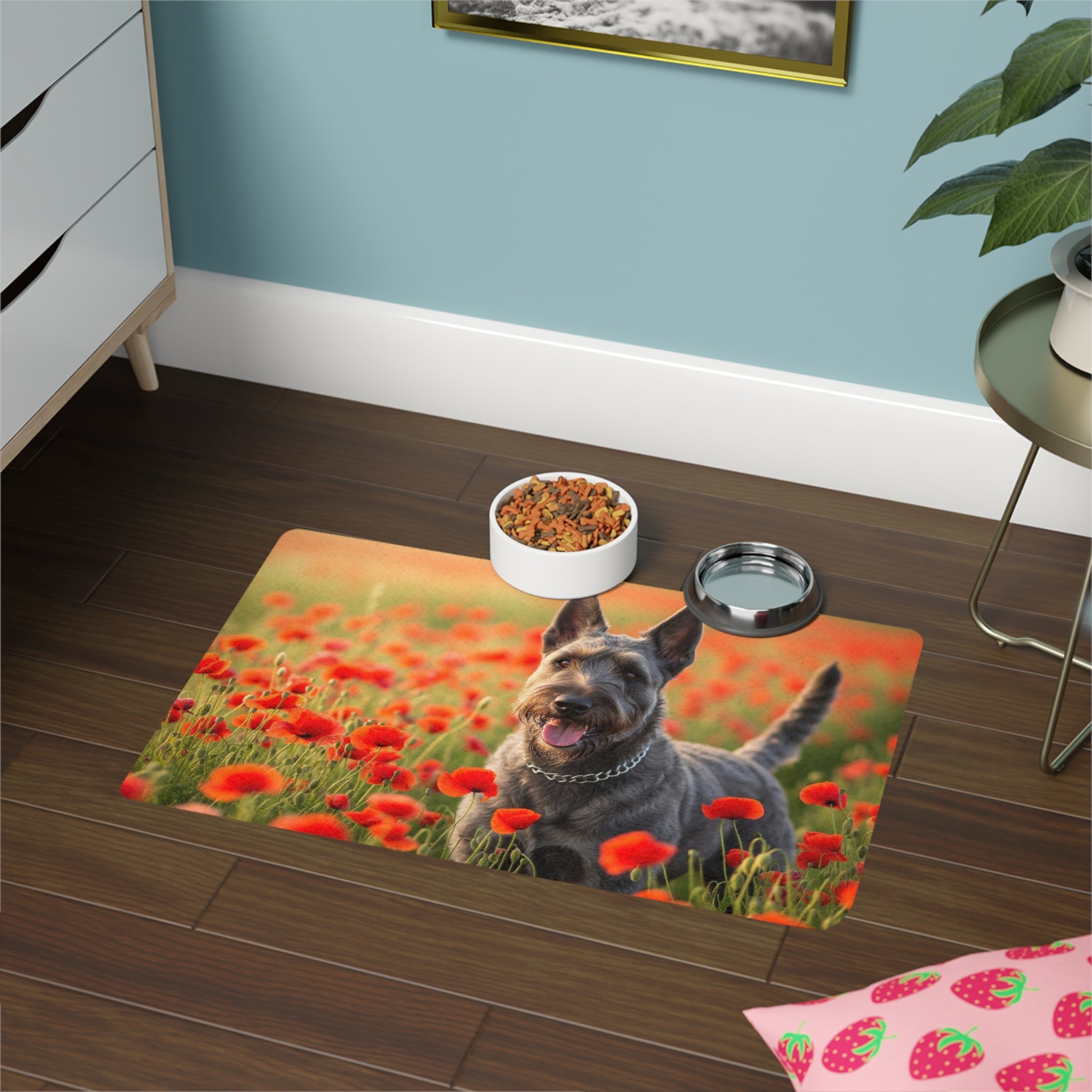 Non-Slip Pet Food Mat – Waterproof Feeding Mat for Dogs