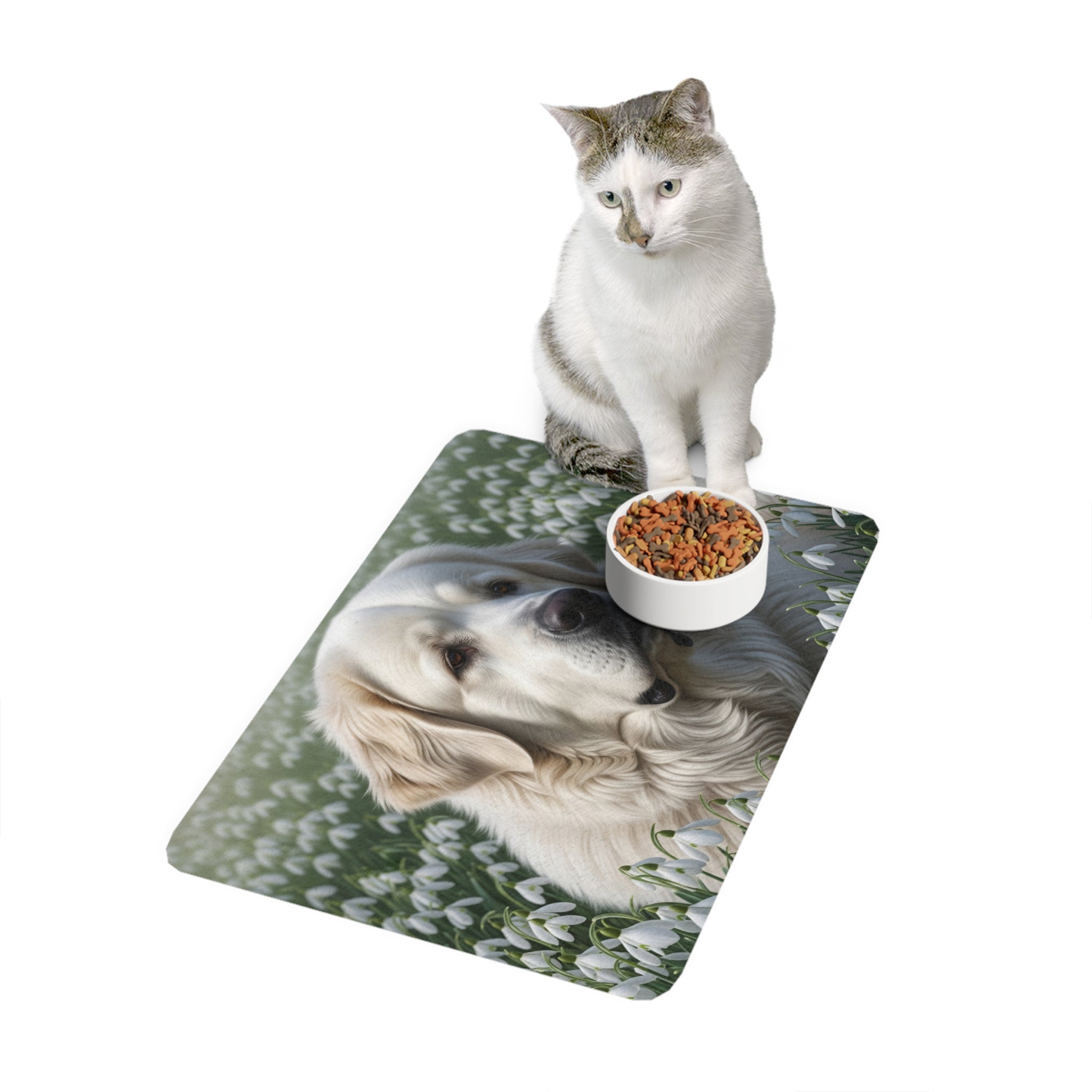 Non-Slip Pet Food Mat – Waterproof Feeding Mat for Dogs