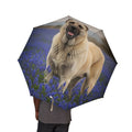 48" Semi-Automatic Umbrella – Windproof Large Travel Rain Umbrella