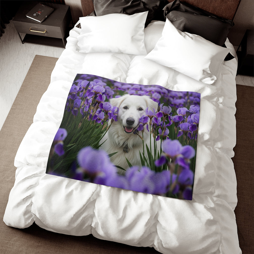 Sweatshirt Blanket – Plush Fleece Throw, 2 Size Options