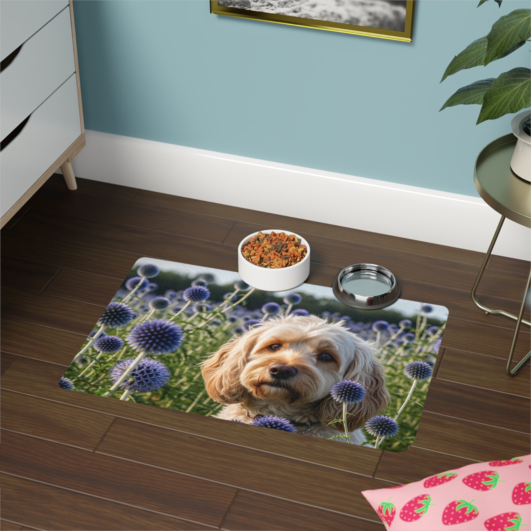 Non-Slip Pet Food Mat – Waterproof Feeding Mat for Dogs