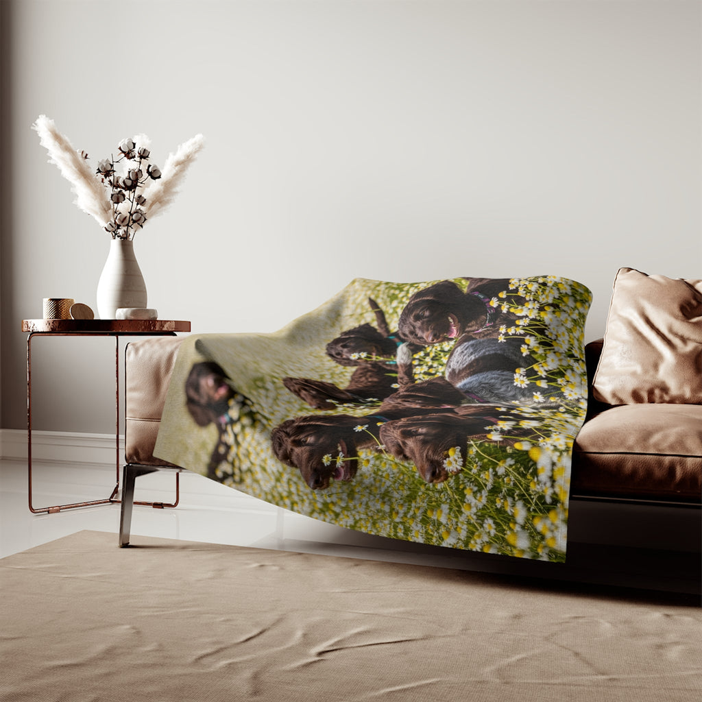Sweatshirt Blanket – Plush Fleece Throw, 2 Size Options