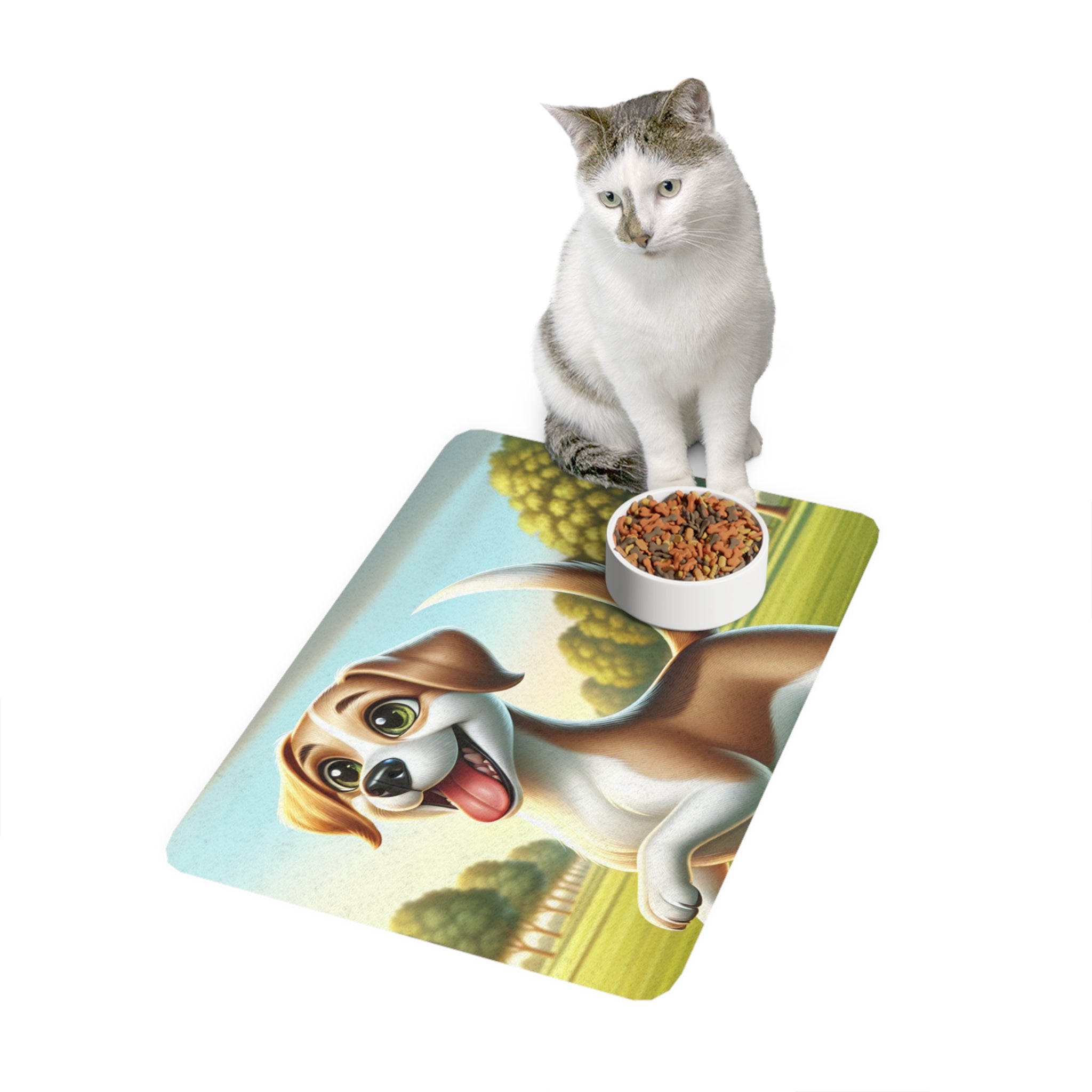 Non-Slip Pet Food Mat – Waterproof Feeding Mat for Dogs