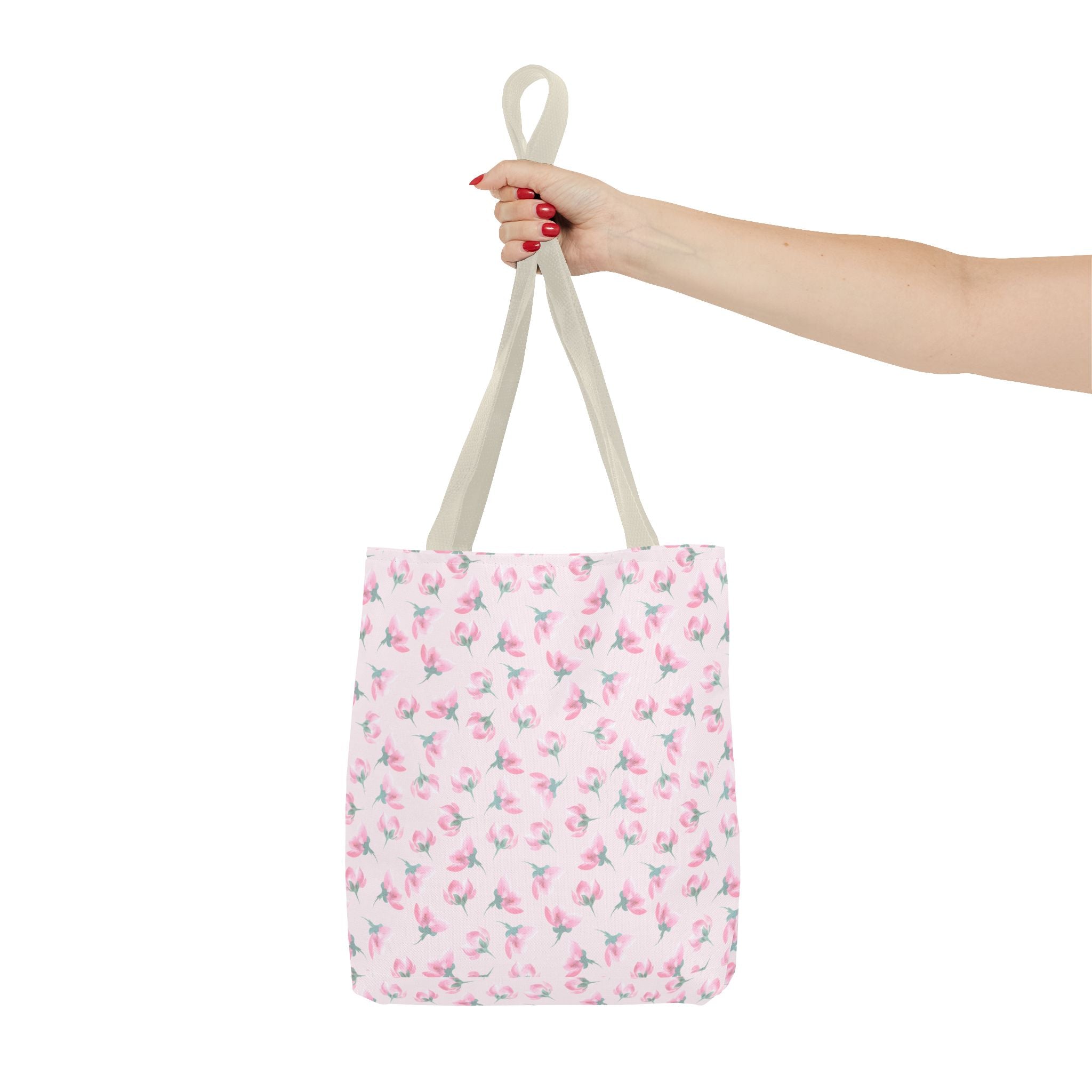 Customizable: Chic Floral Tote Bag, Versatile Shopping Bag, Pretty Grocery Tote, Cute Beach Bag, Stylish Gift for Her