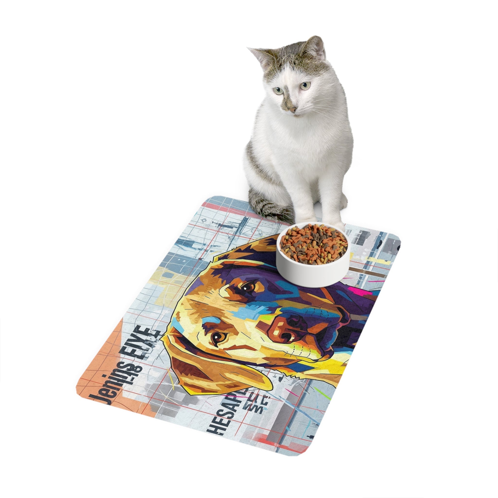 Non-Slip Pet Food Mat – Waterproof Feeding Mat for Dogs