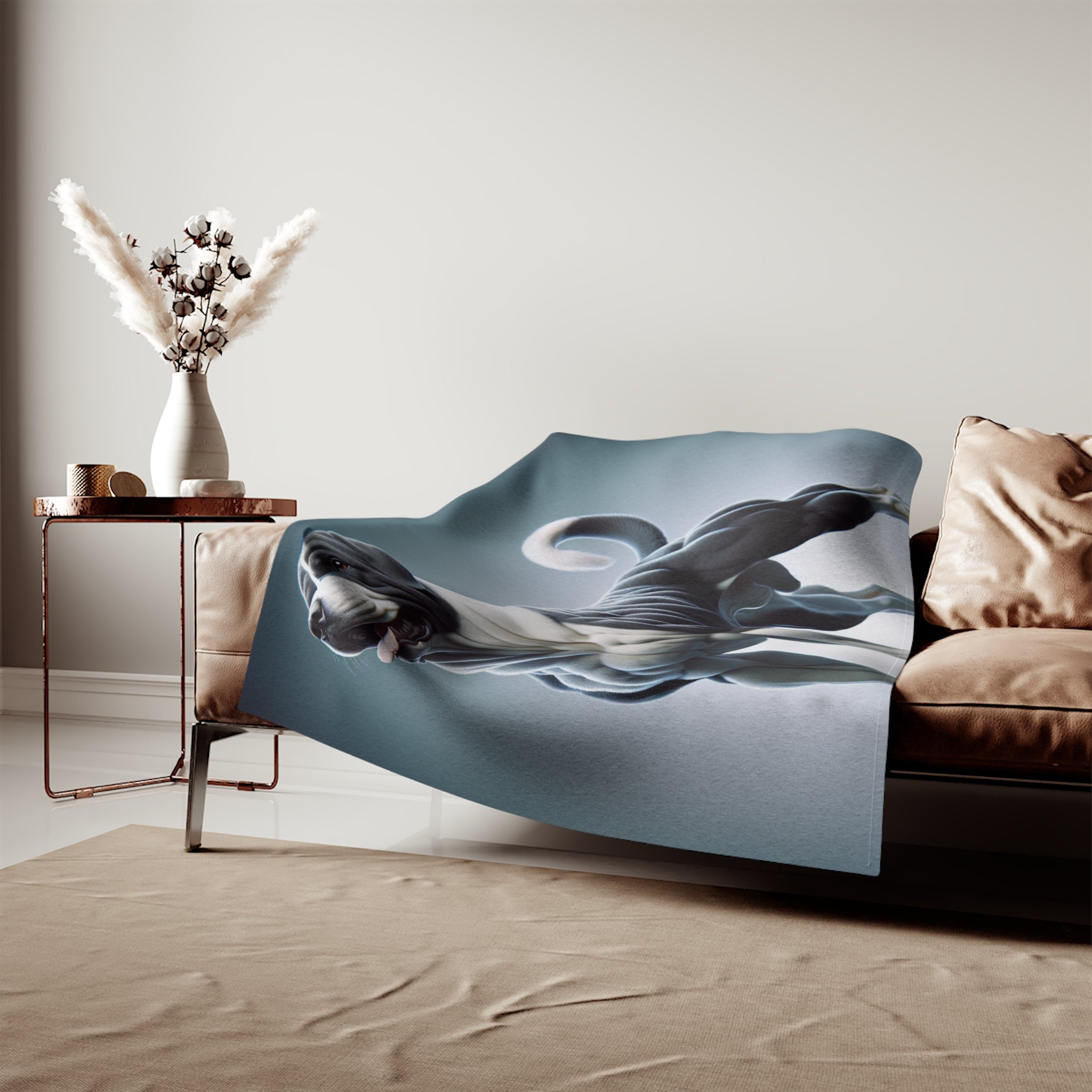 Sweatshirt Blanket – Plush Fleece Throw, 2 Size Options