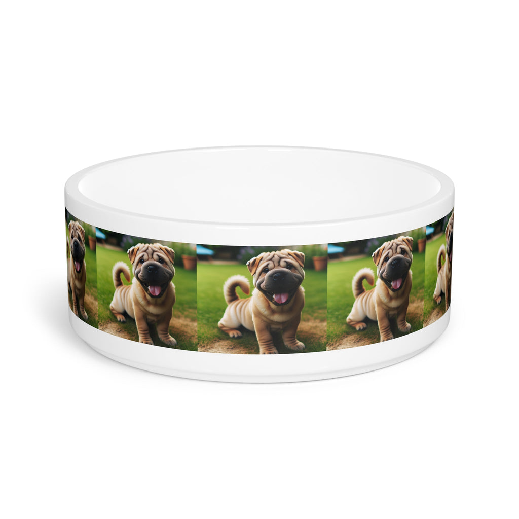 Ceramic Pet Bowl – 16 oz Dog Feeding Bowl