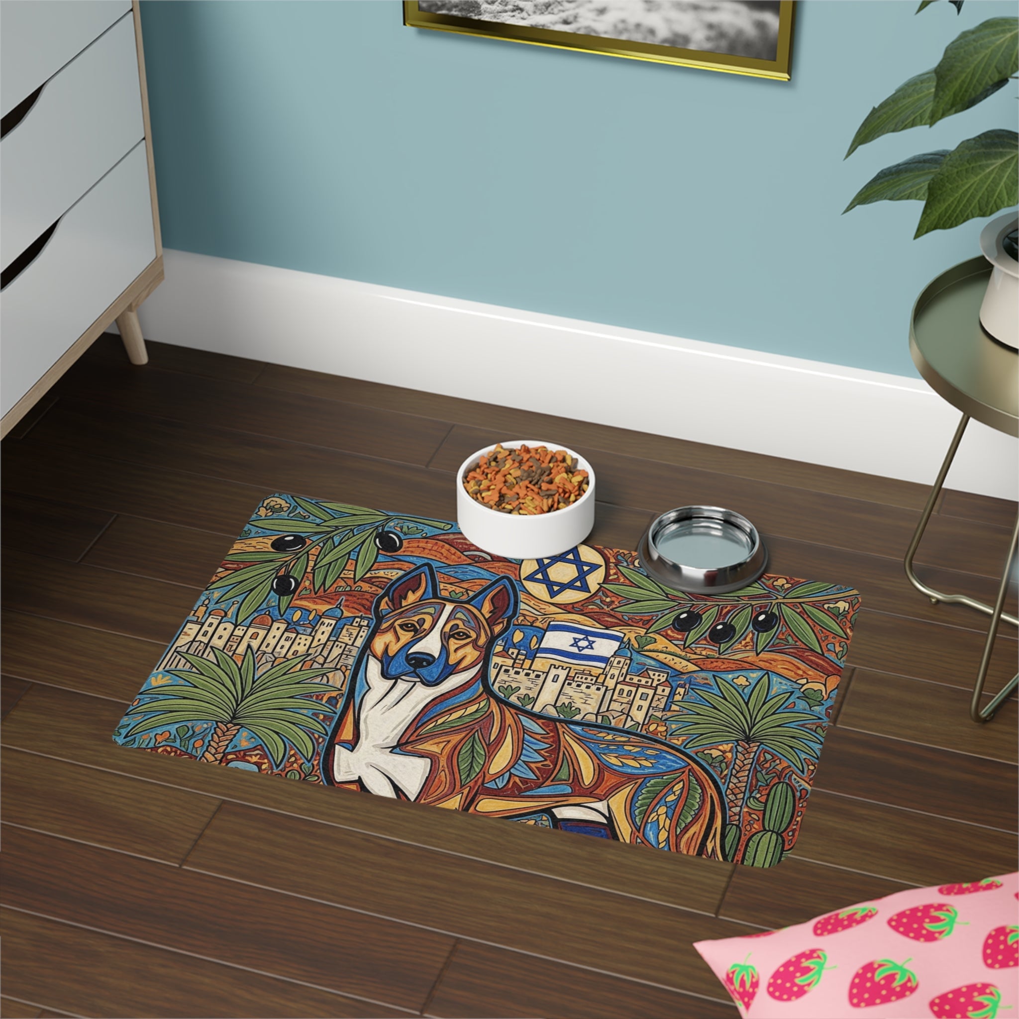 Non-Slip Pet Food Mat – Waterproof Feeding Mat for Dogs