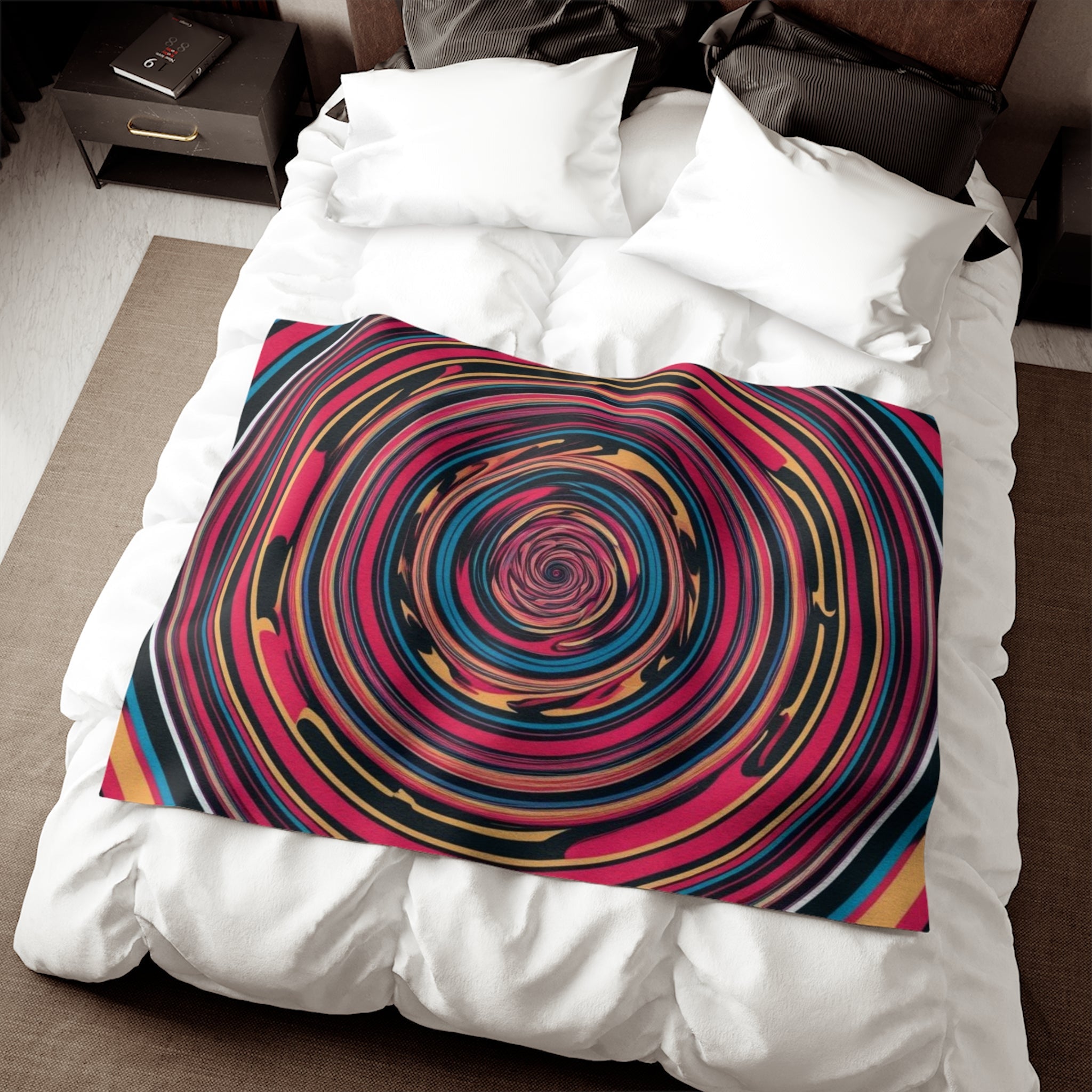 Sweatshirt Blanket – Plush Fleece Throw, 2 Size Options