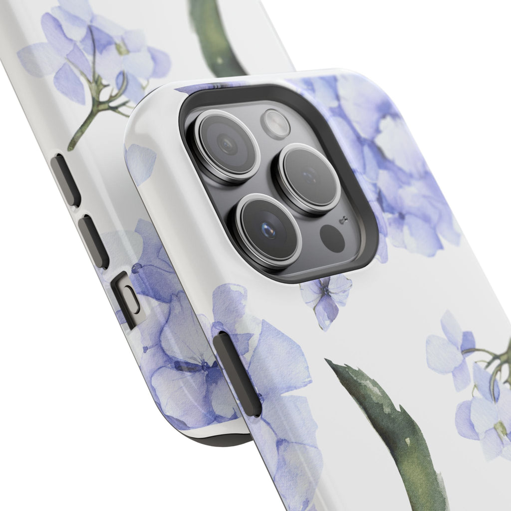 Customizable: Floral Purple Hydrangea Impact-Resistant Phone Case