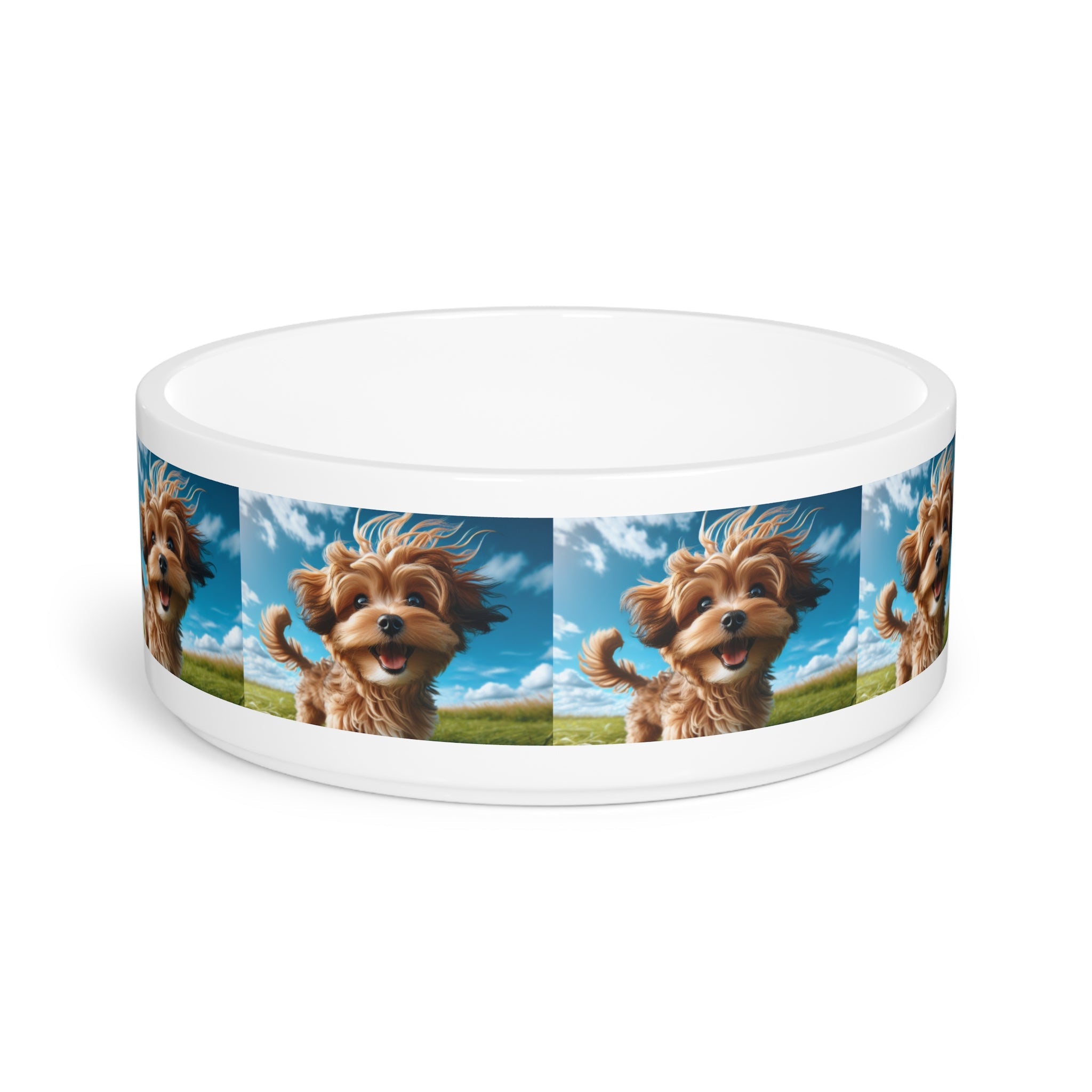 Ceramic Pet Bowl – 16 oz Dog Feeding Bowl