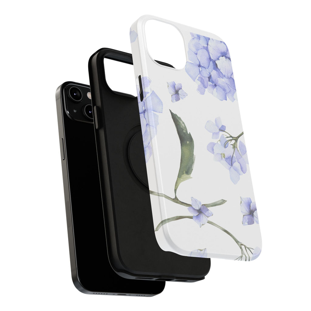 Customizable: Floral Purple Hydrangea Impact-Resistant Phone Case