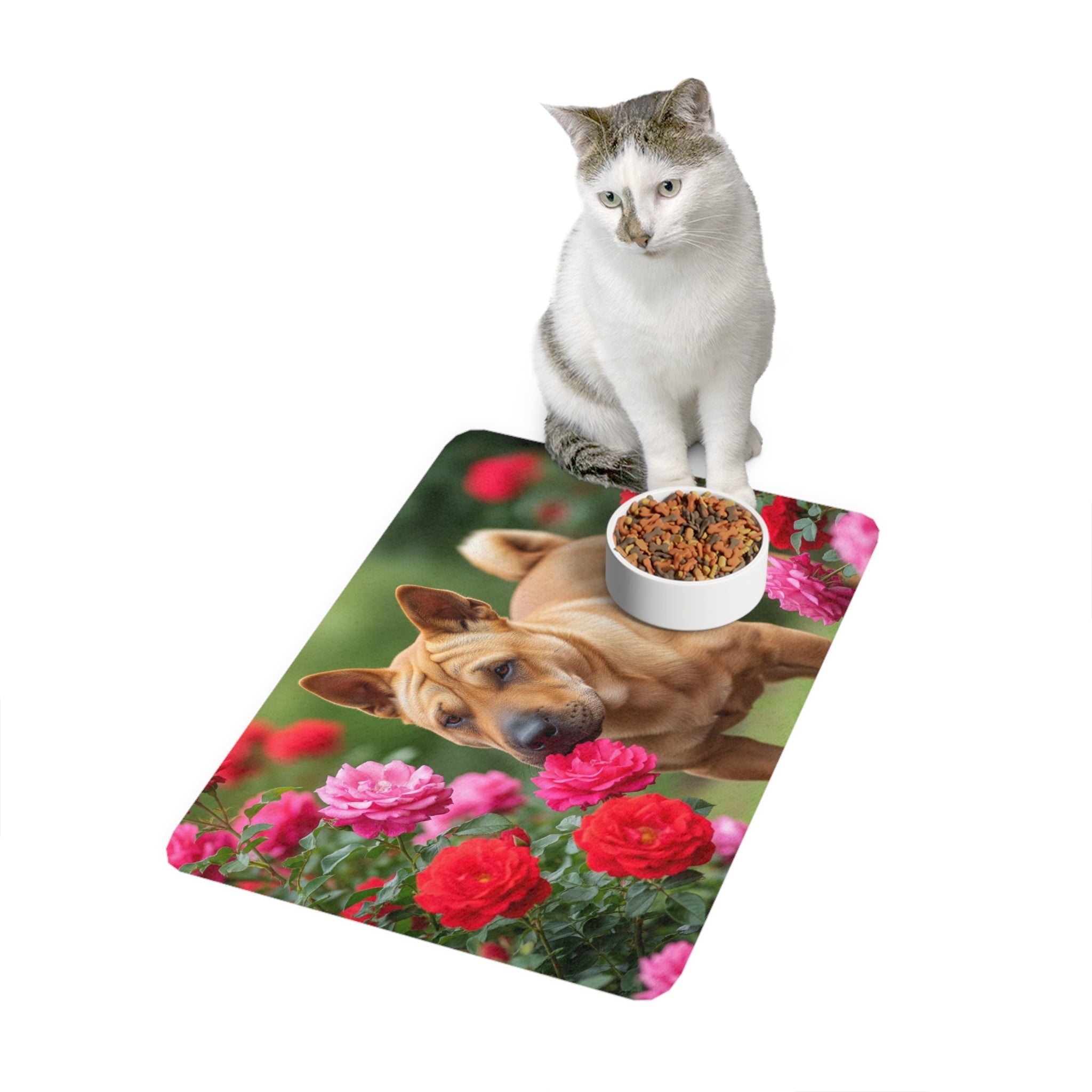 Non-Slip Pet Food Mat – Waterproof Feeding Mat for Dogs
