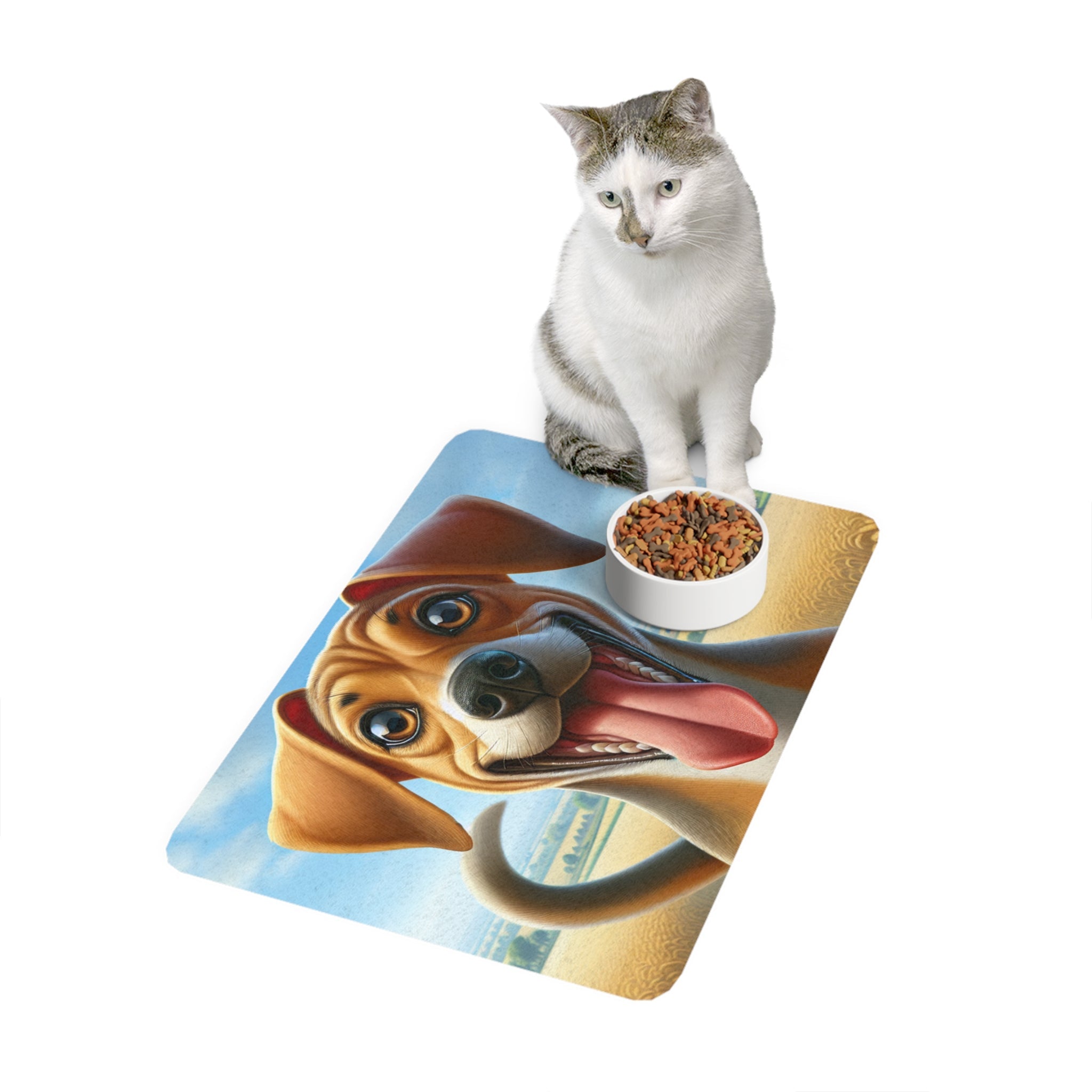 Non-Slip Pet Food Mat – Waterproof Feeding Mat for Dogs