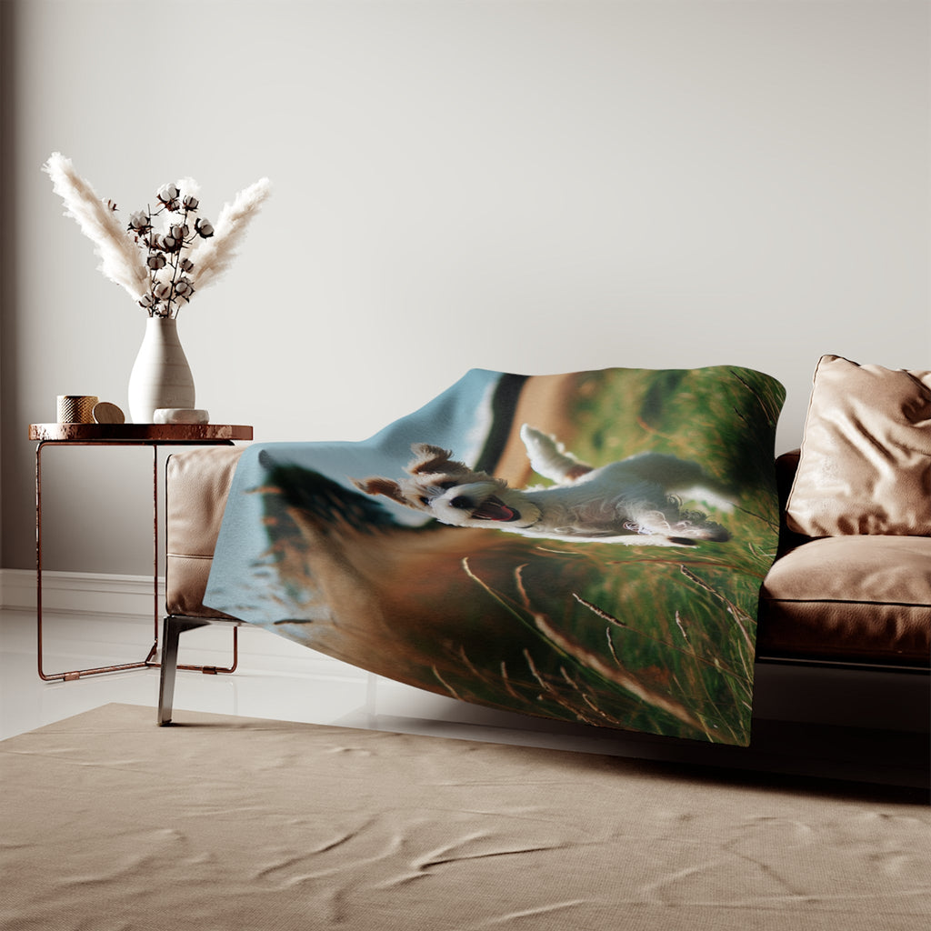 Sweatshirt Blanket – Plush Fleece Throw, 2 Size Options