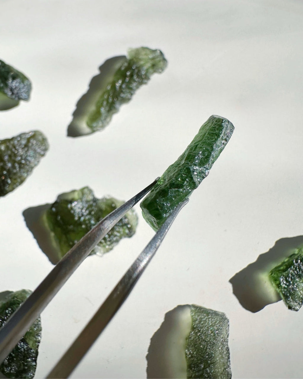 Chlum Moldavite #10 - AA