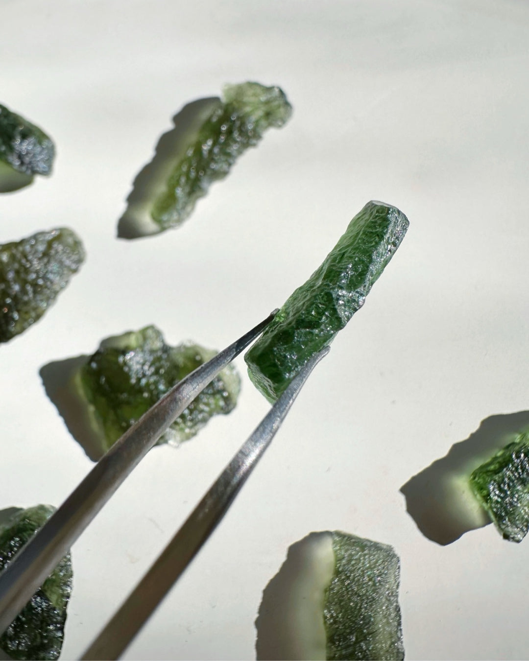 Chlum Moldavite #10 - AA