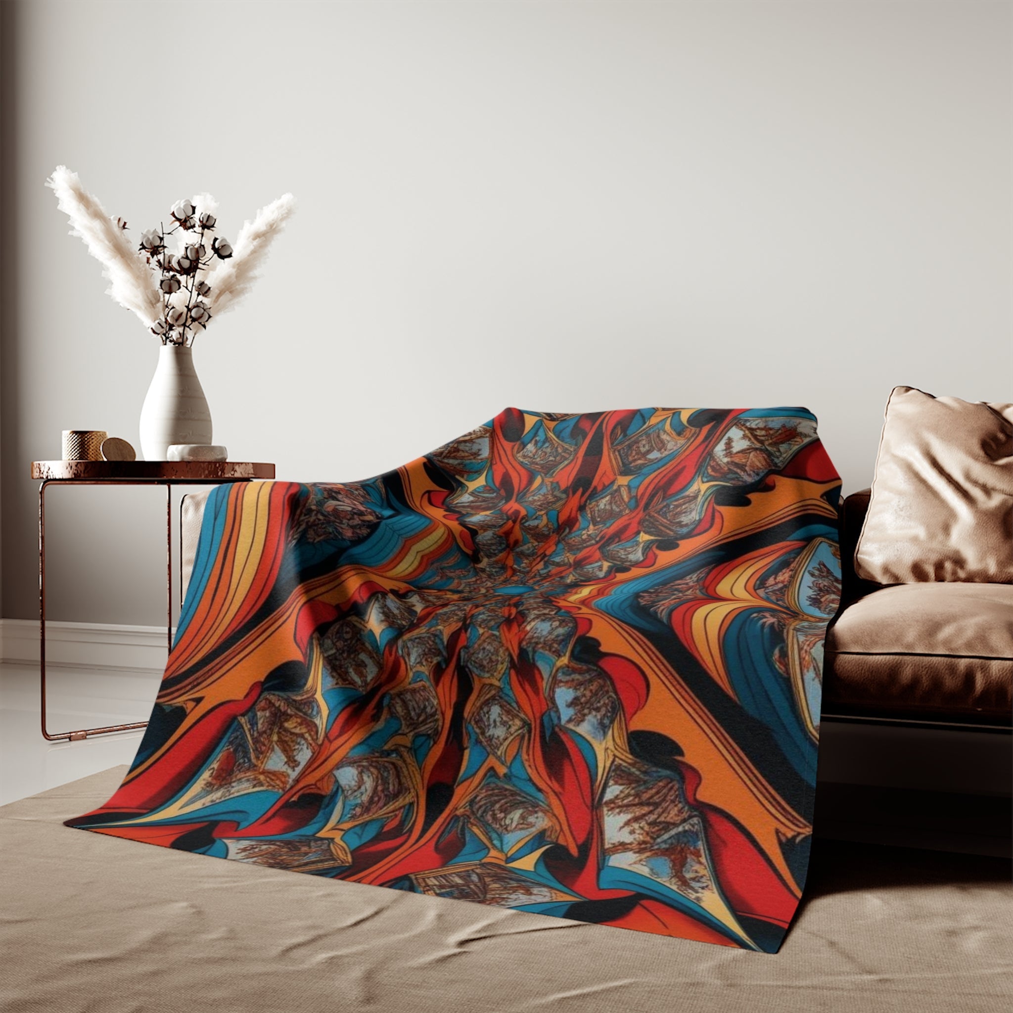 Sweatshirt Blanket – Plush Fleece Throw, 2 Size Options