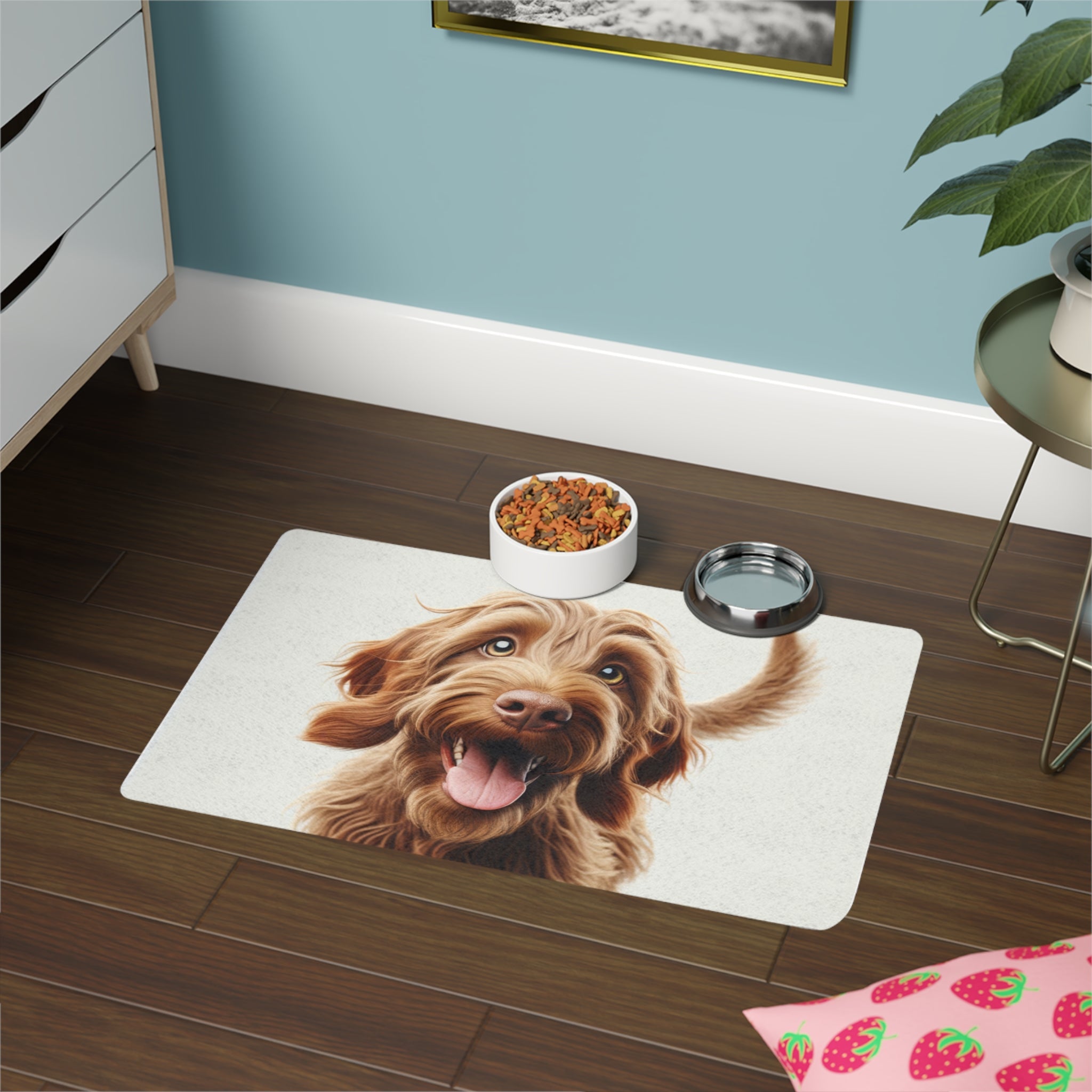 Non-Slip Pet Food Mat – Waterproof Feeding Mat for Dogs
