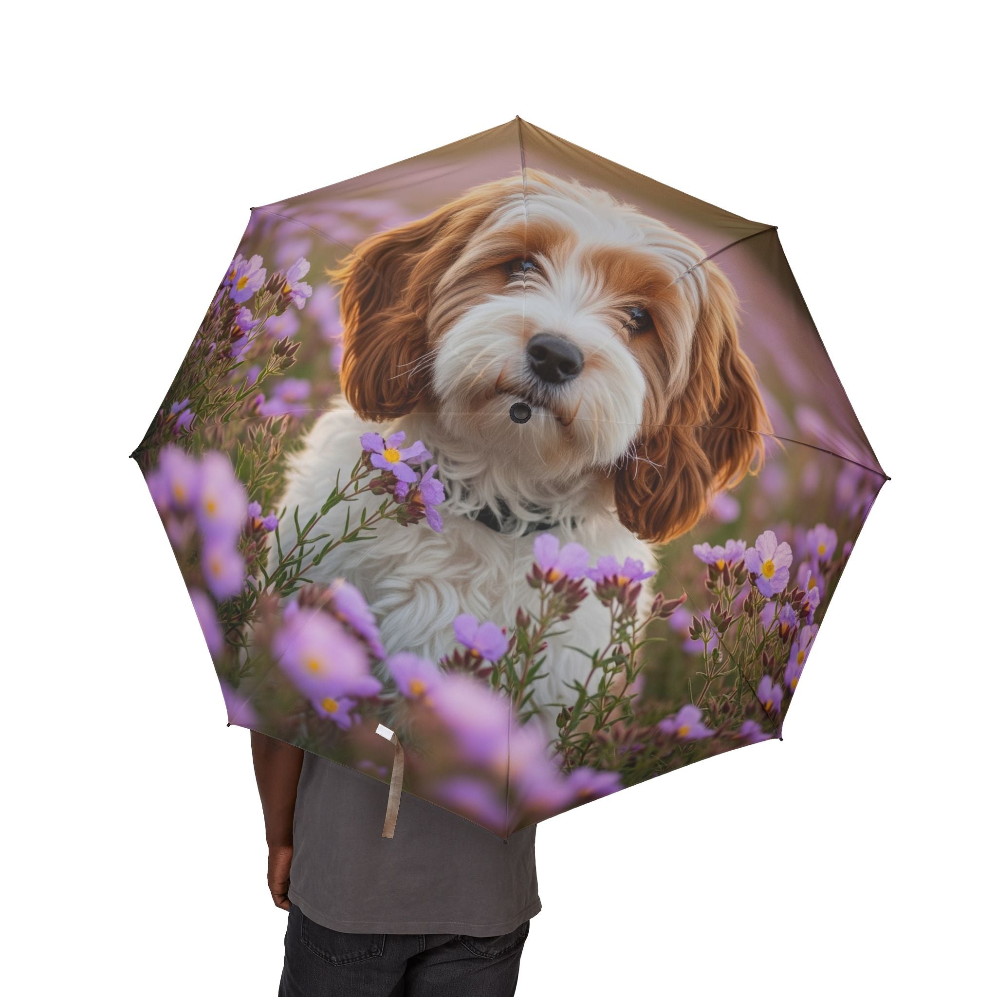 48" Semi-Automatic Umbrella – Windproof Large Travel Rain Umbrella