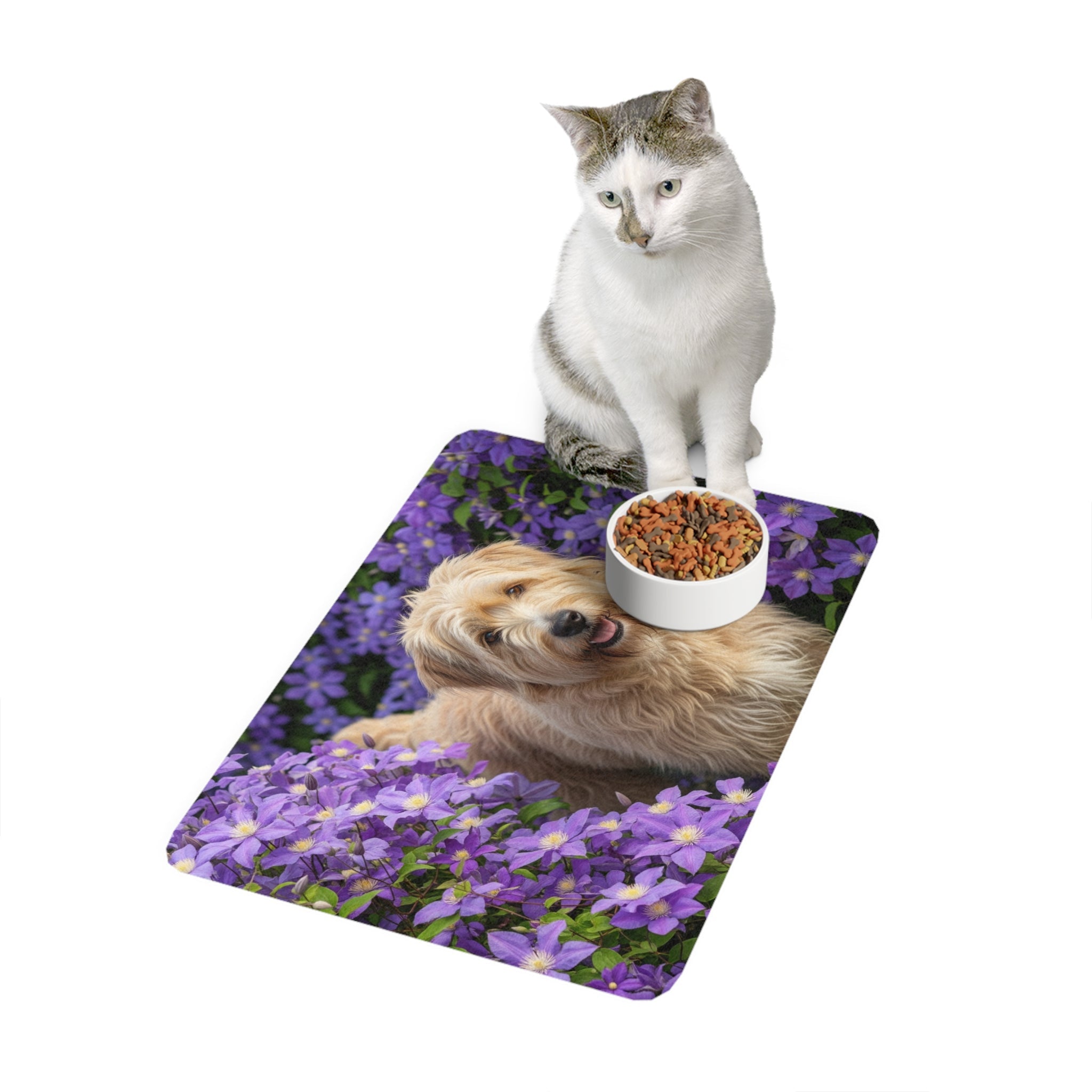Non-Slip Pet Food Mat – Waterproof Feeding Mat for Dogs