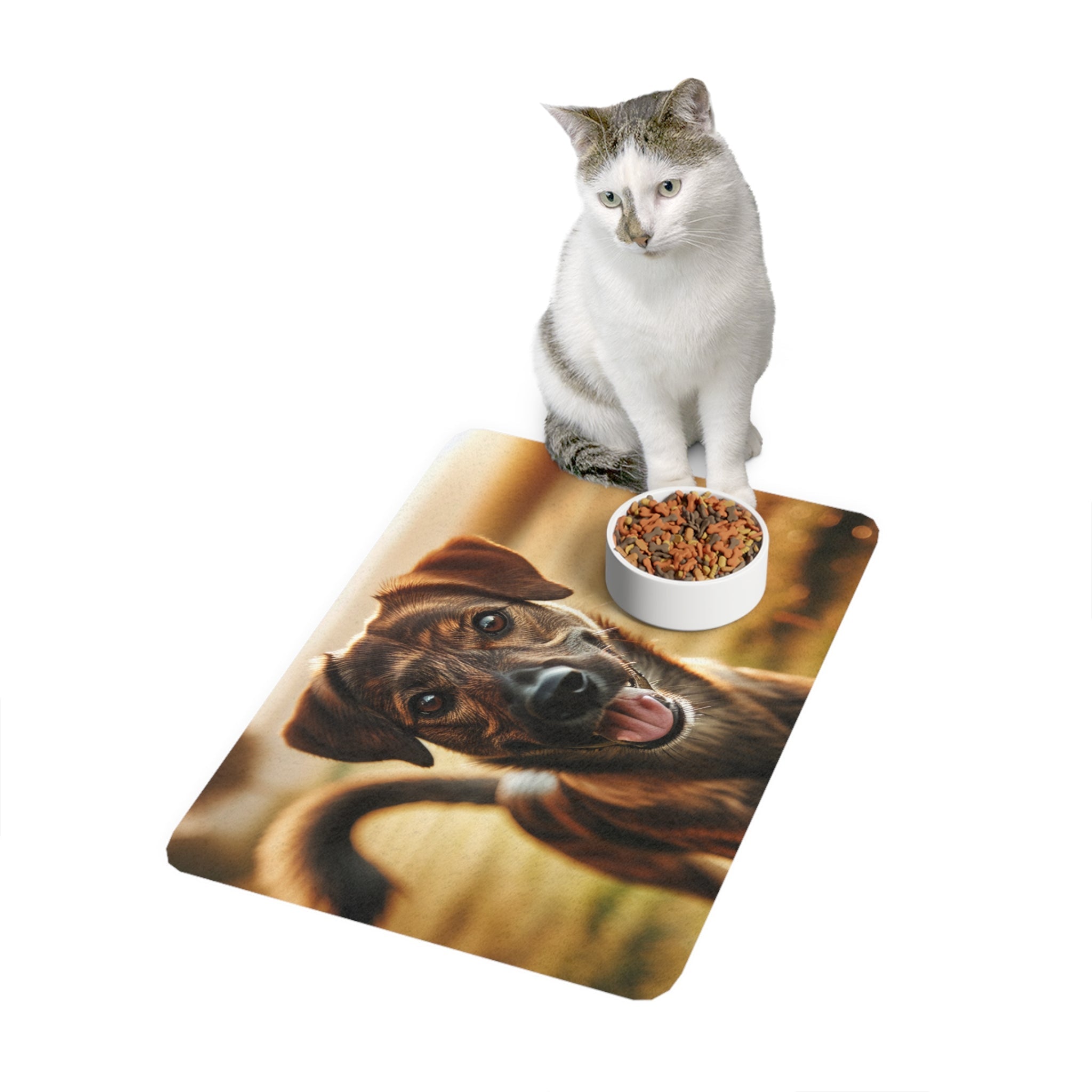 Non-Slip Pet Food Mat – Waterproof Feeding Mat for Dogs