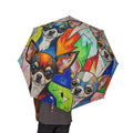 48" Semi-Automatic Umbrella – Windproof Large Travel Rain Umbrella