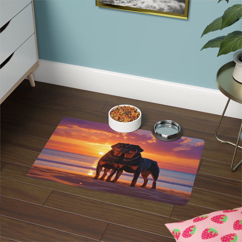 Non-Slip Pet Food Mat – Waterproof Feeding Mat for Dogs