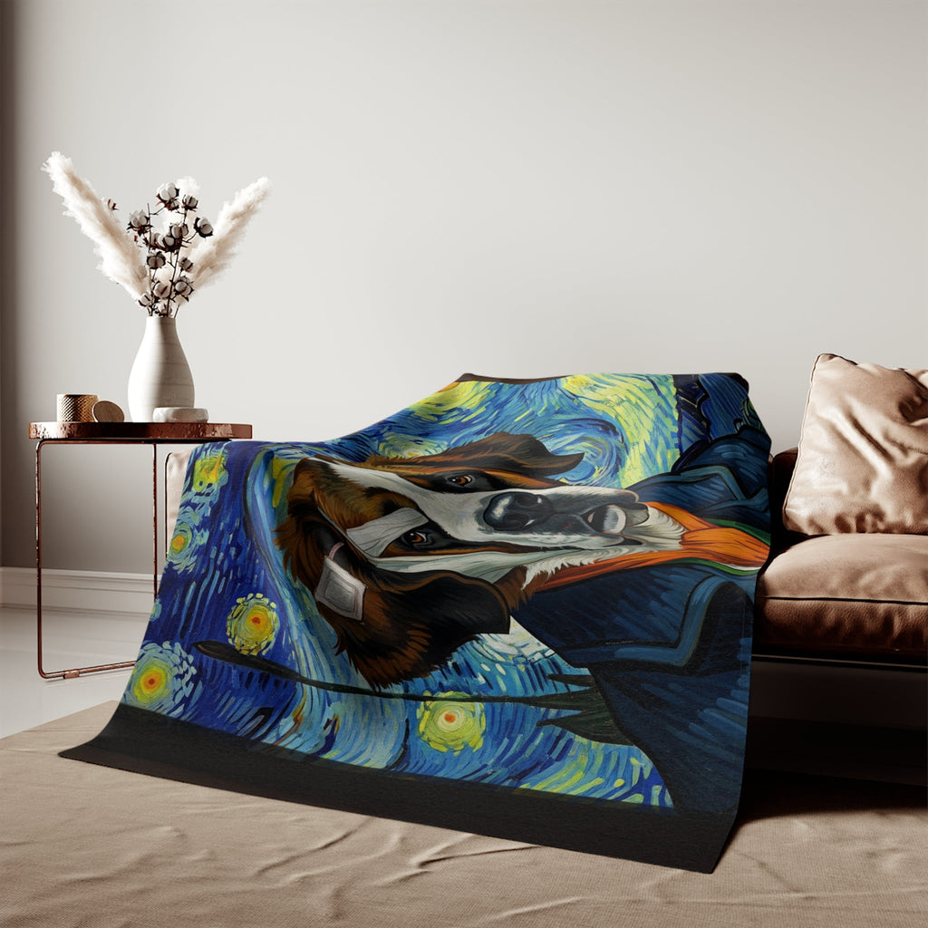 Sweatshirt Blanket – Plush Fleece Throw, 2 Size Options