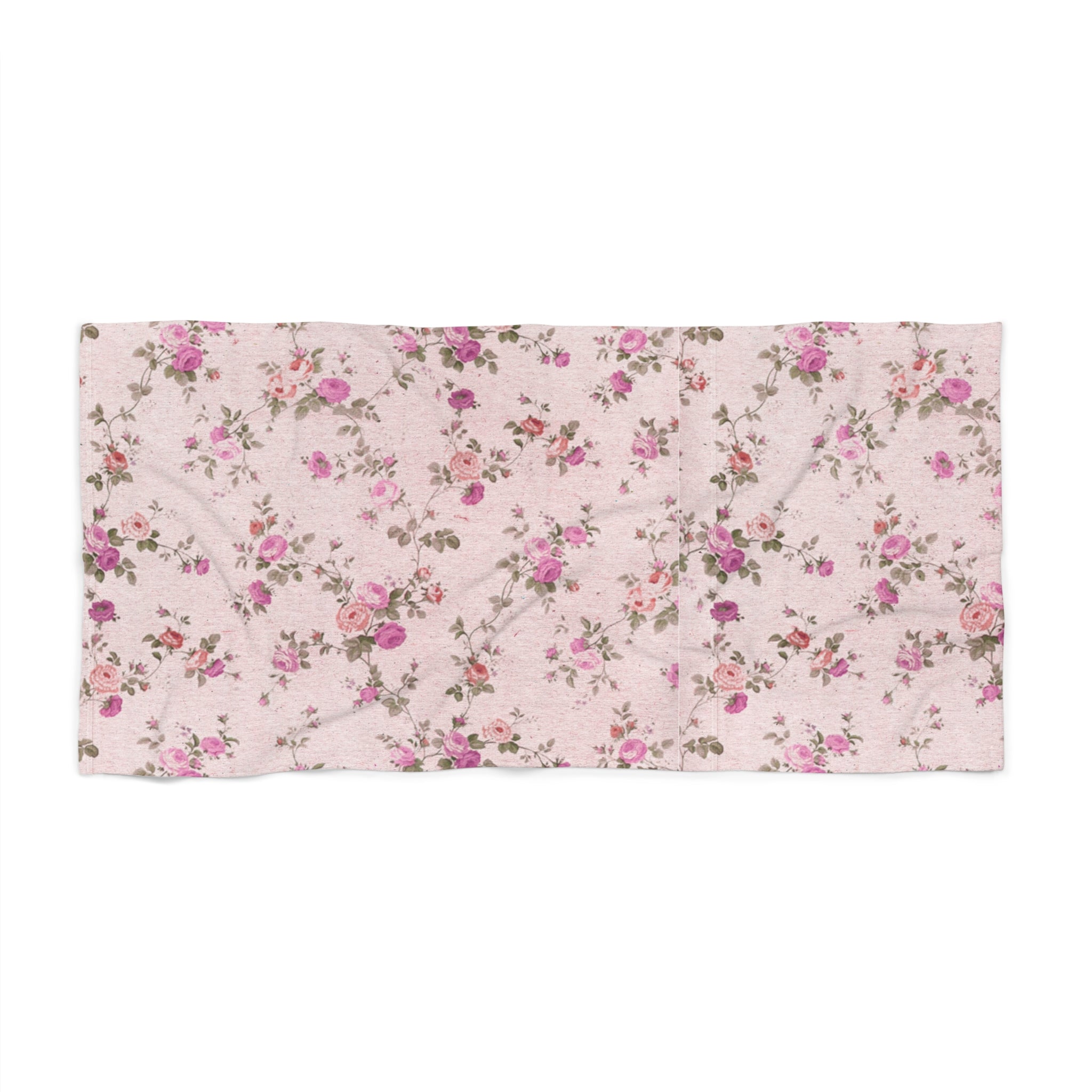 Customizable: Floral Beach Towel, Summer Towel, Bath Blanket, Pool Accessory, Gift for Her, Outdoor Picnic Essential