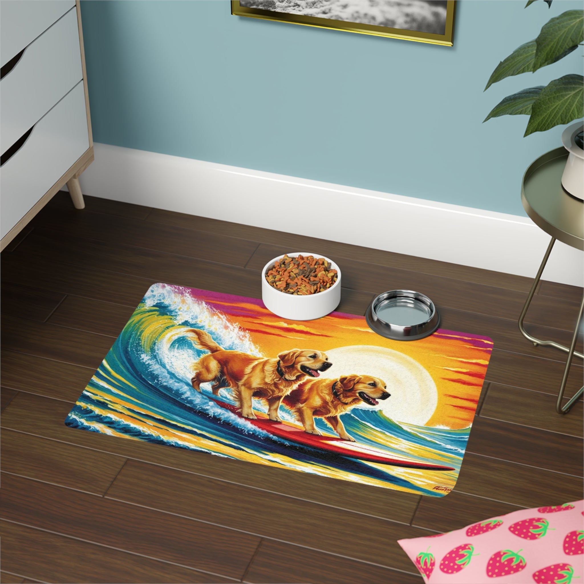 Non-Slip Pet Food Mat – Waterproof Feeding Mat for Dogs