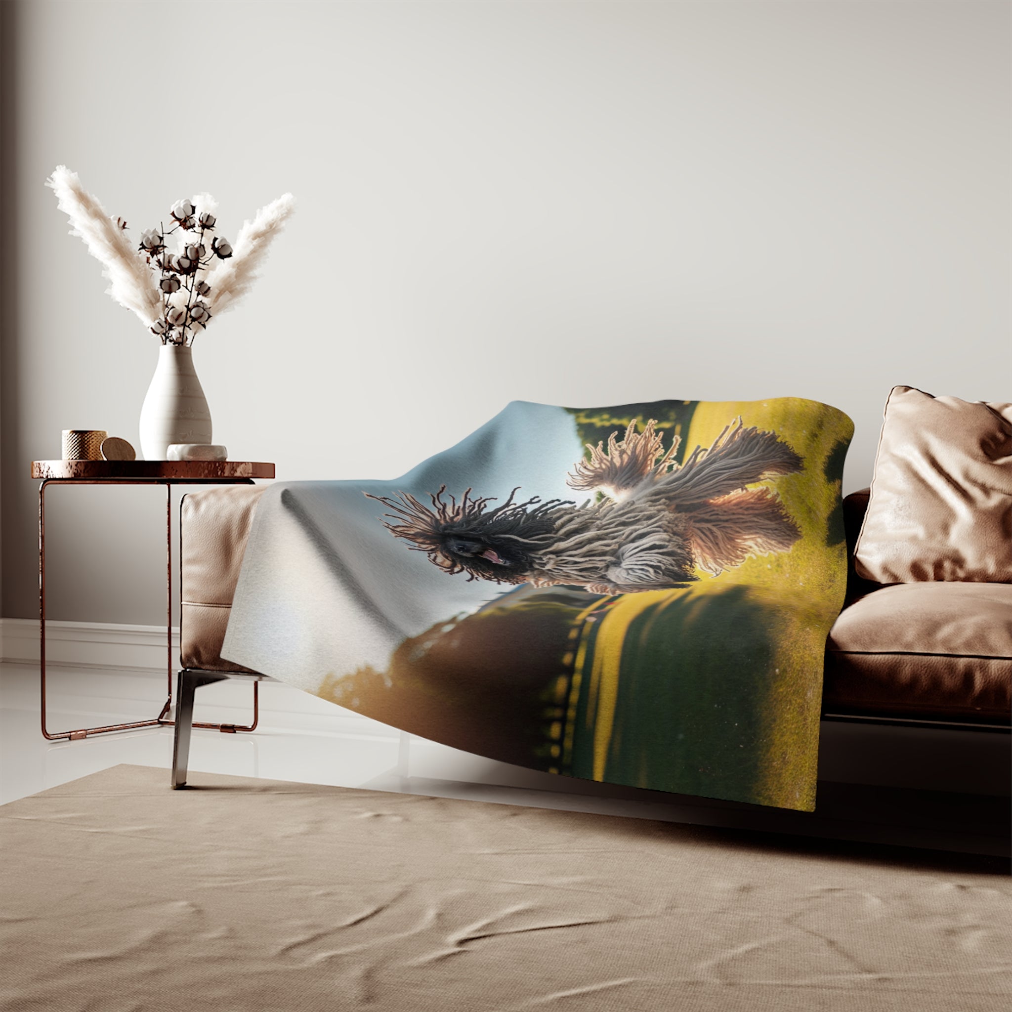 Sweatshirt Blanket – Plush Fleece Throw, 2 Size Options