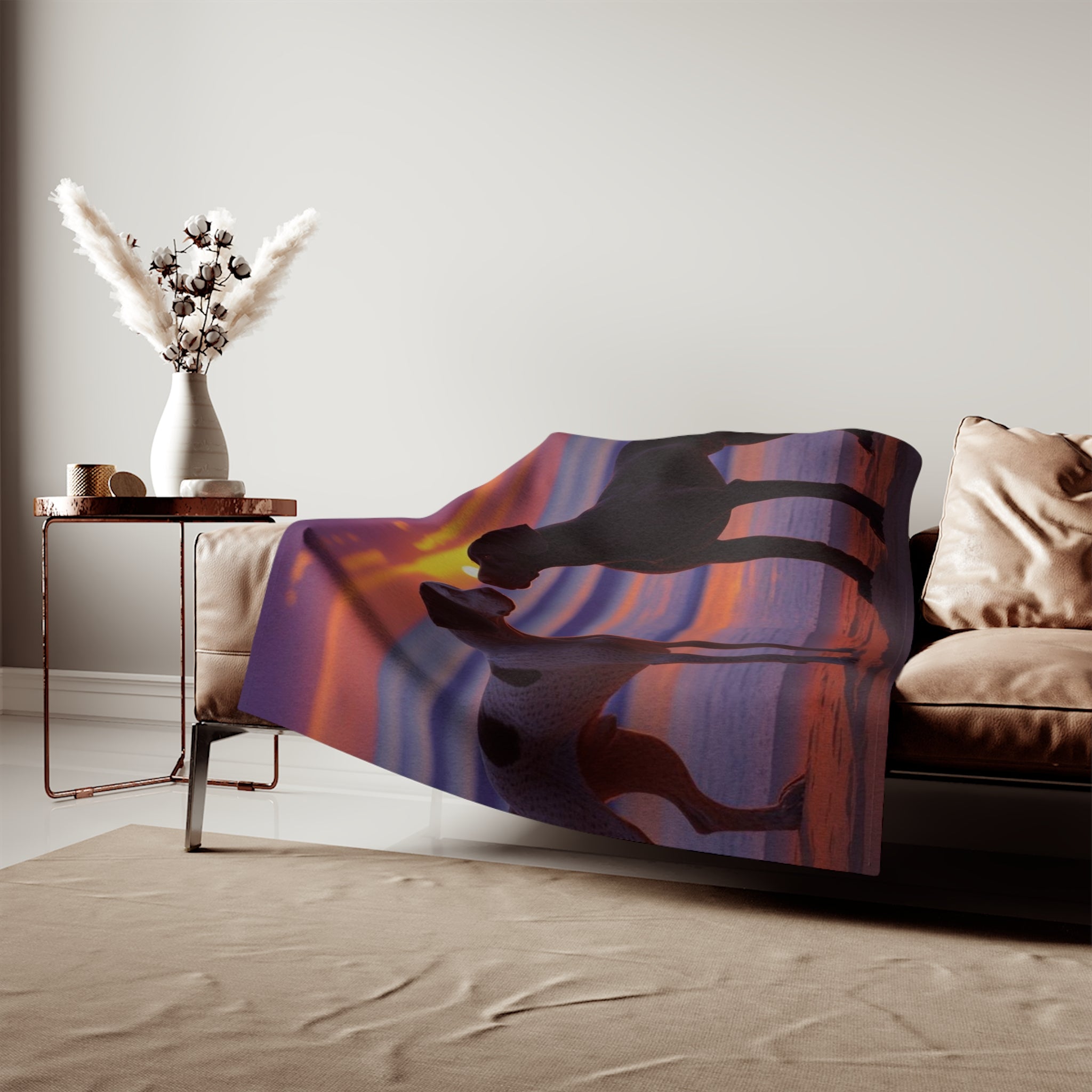 Sweatshirt Blanket – Plush Fleece Throw, 2 Size Options