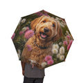 48" Semi-Automatic Umbrella – Windproof Large Travel Rain Umbrella
