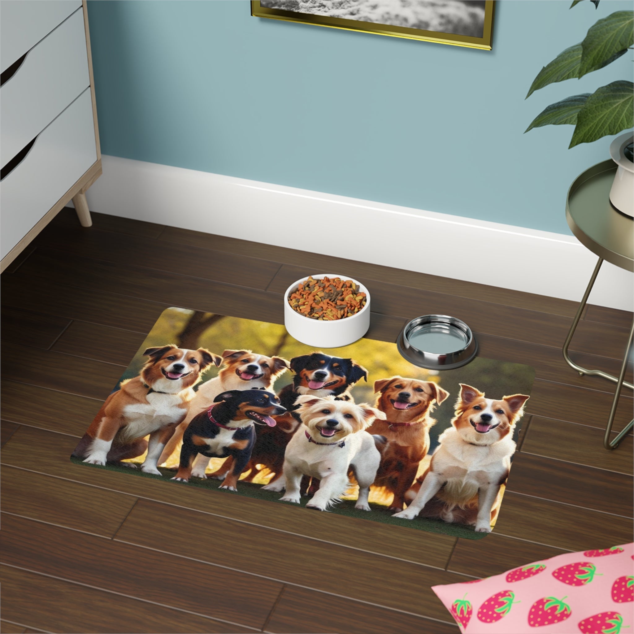 Non-Slip Pet Food Mat – Waterproof Feeding Mat for Dogs