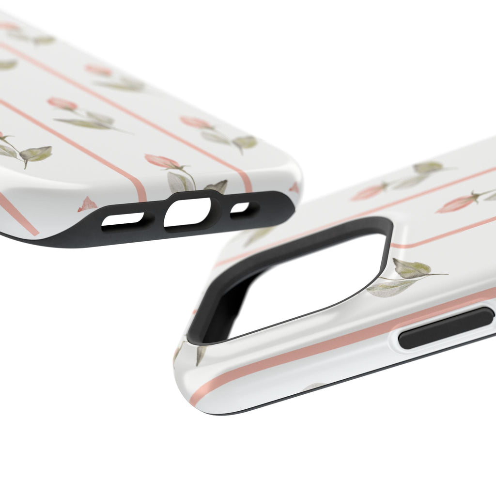 Customizable: Floral Impact-Resistant Phone Case, Chic Phone Cover