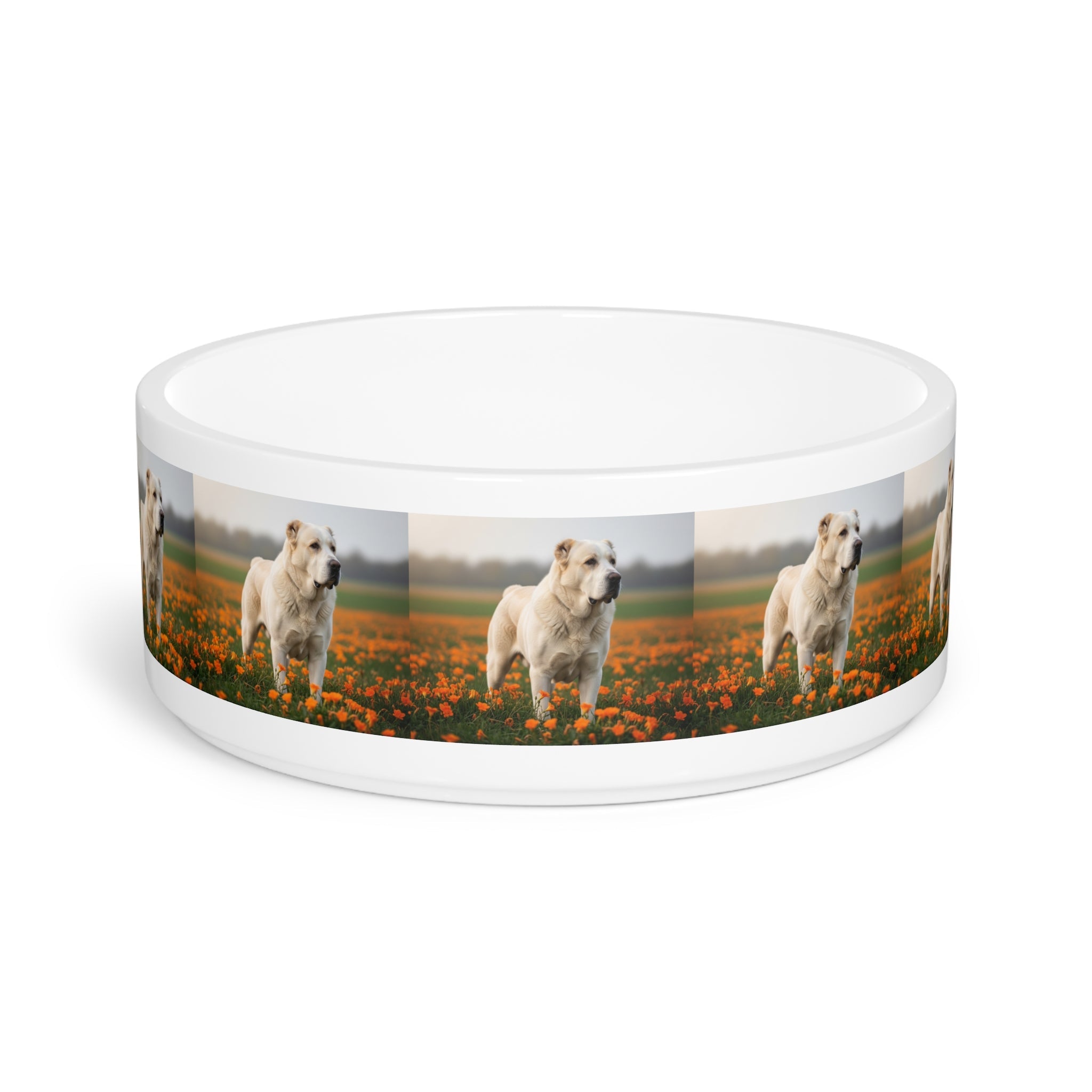 Ceramic Pet Bowl – 16 oz Dog Feeding Bowl