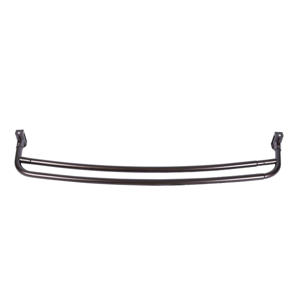 44 in. to 70 in. Double Curved Shower Rod (Oil-Rubbed Bronze Finish)