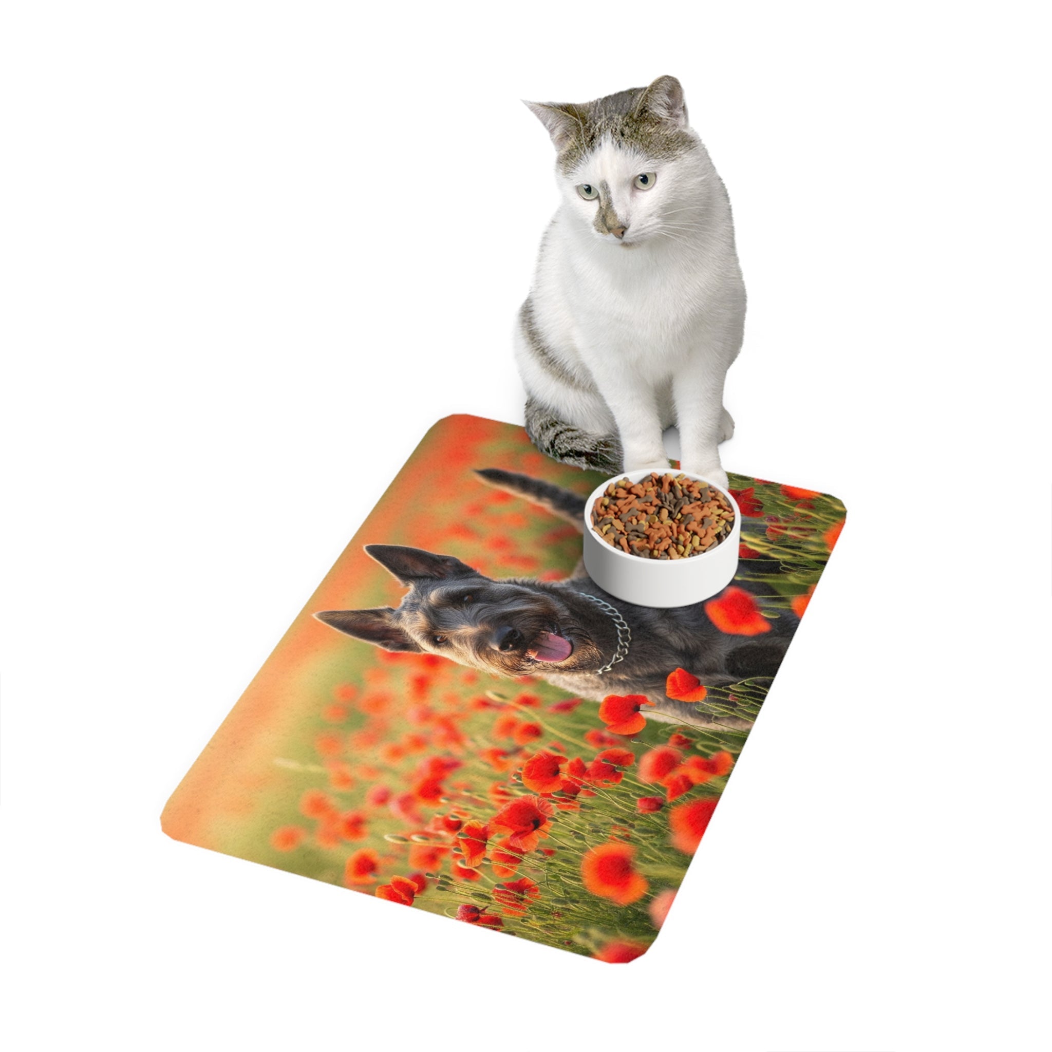 Non-Slip Pet Food Mat – Waterproof Feeding Mat for Dogs
