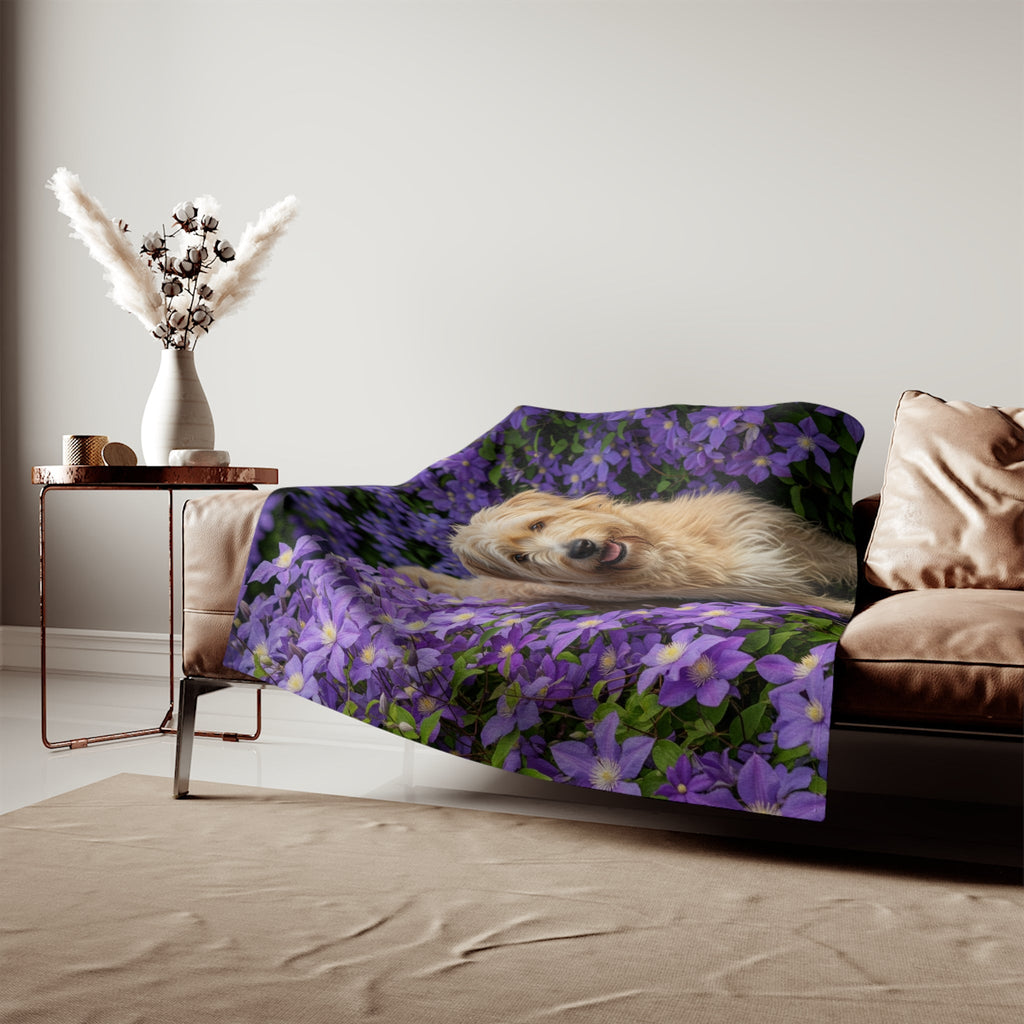 Sweatshirt Blanket – Plush Fleece Throw, 2 Size Options