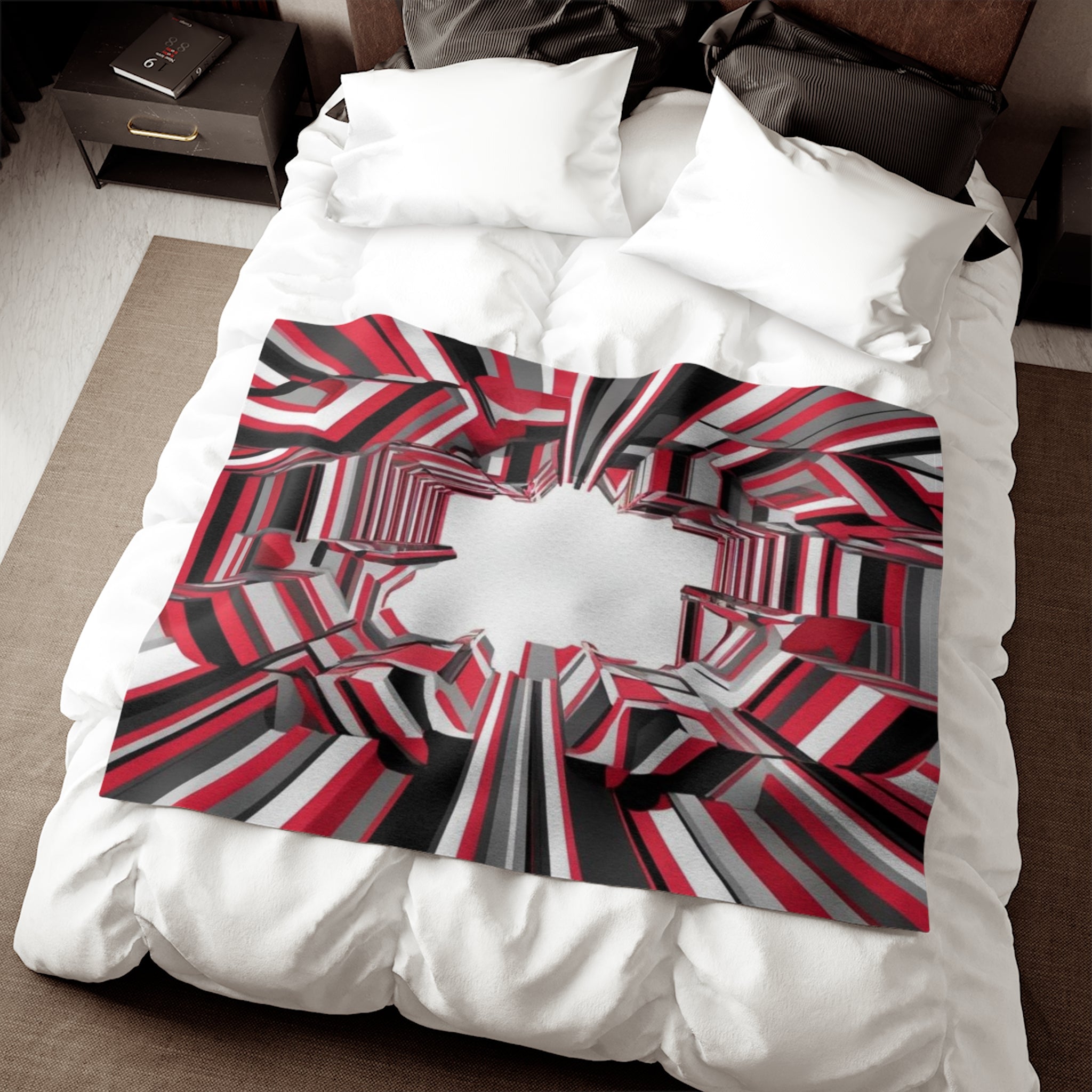 Sweatshirt Blanket – Plush Fleece Throw, 2 Size Options