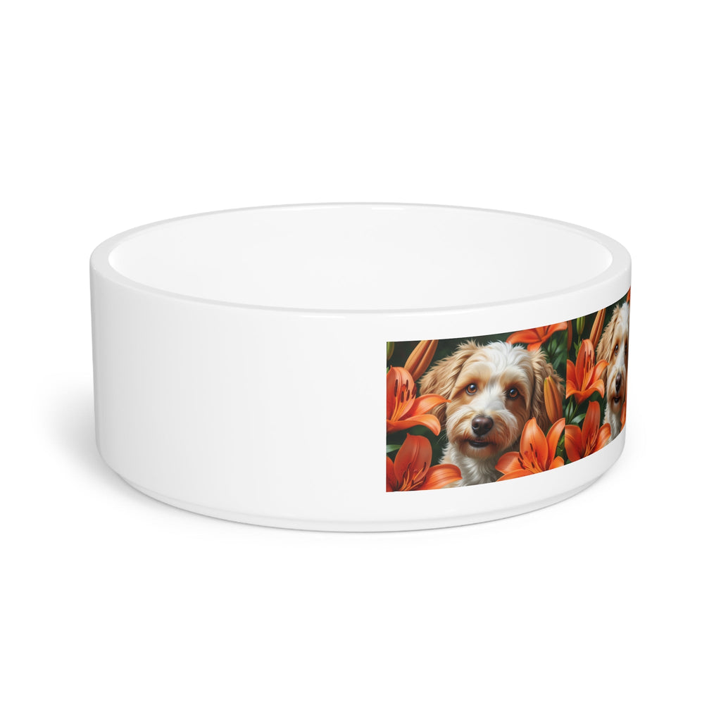 Ceramic Pet Bowl – 16 oz Dog Feeding Bowl