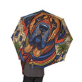 48" Semi-Automatic Umbrella – Windproof Large Travel Rain Umbrella