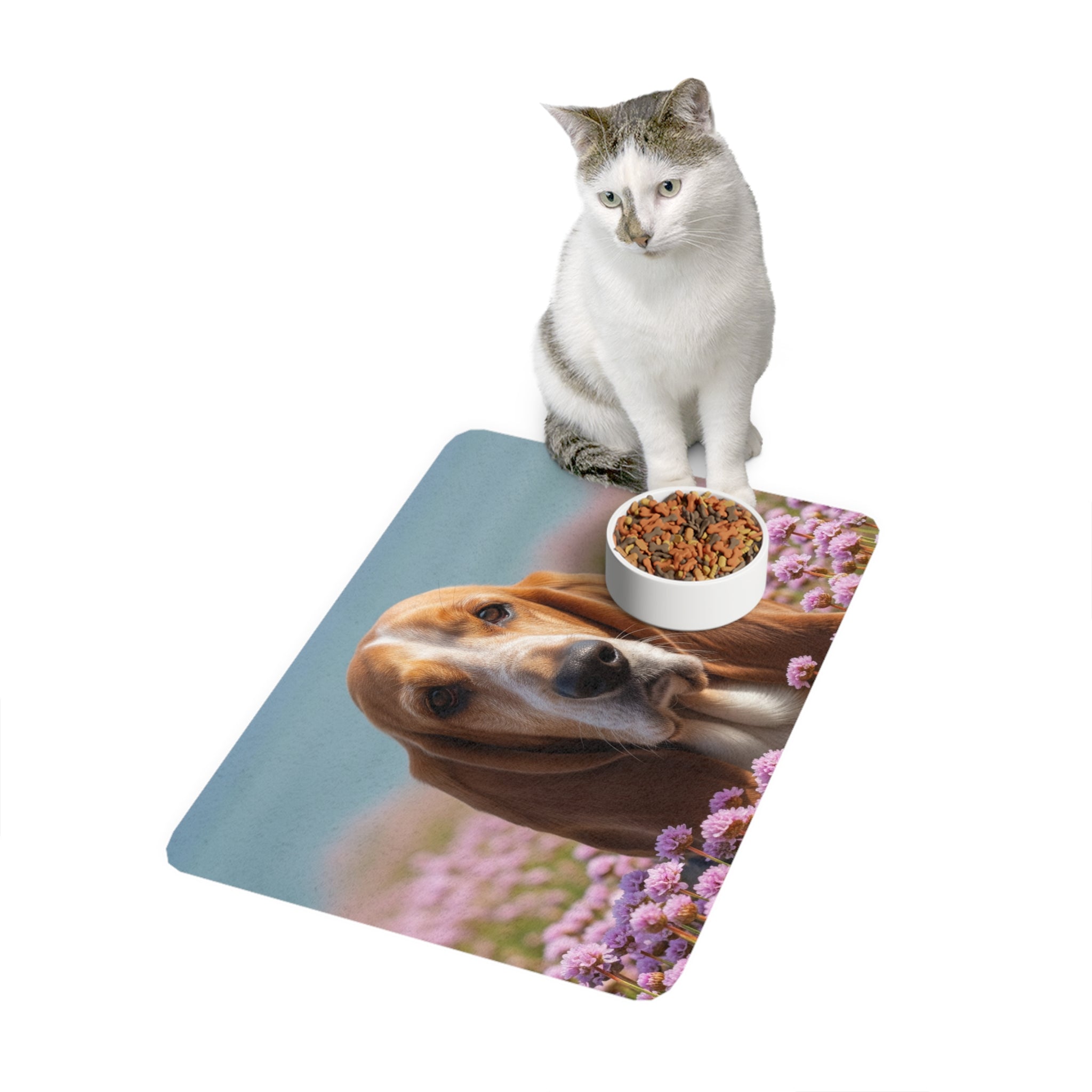Non-Slip Pet Food Mat – Waterproof Feeding Mat for Dogs