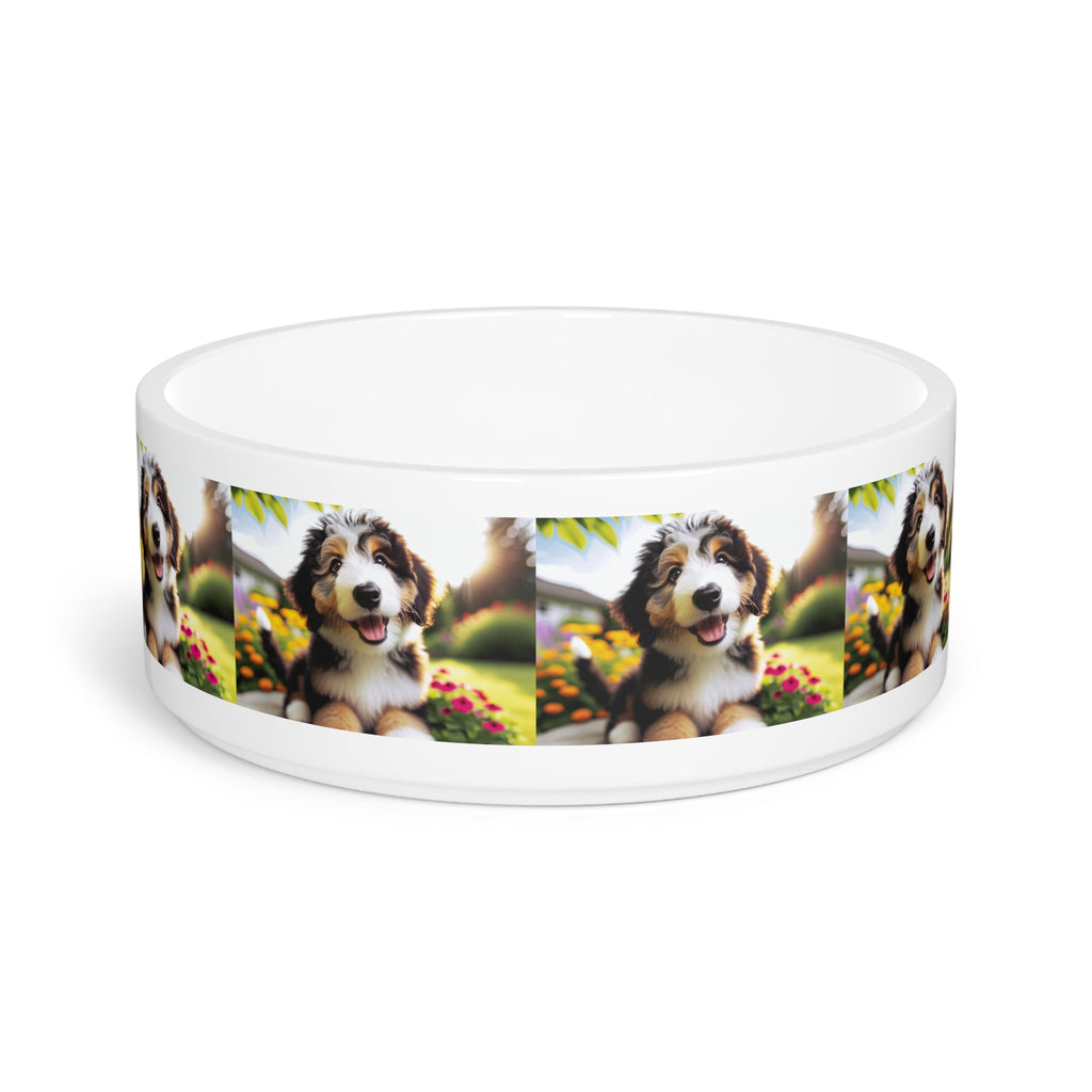 Ceramic Pet Bowl – 16 oz Dog Feeding Bowl