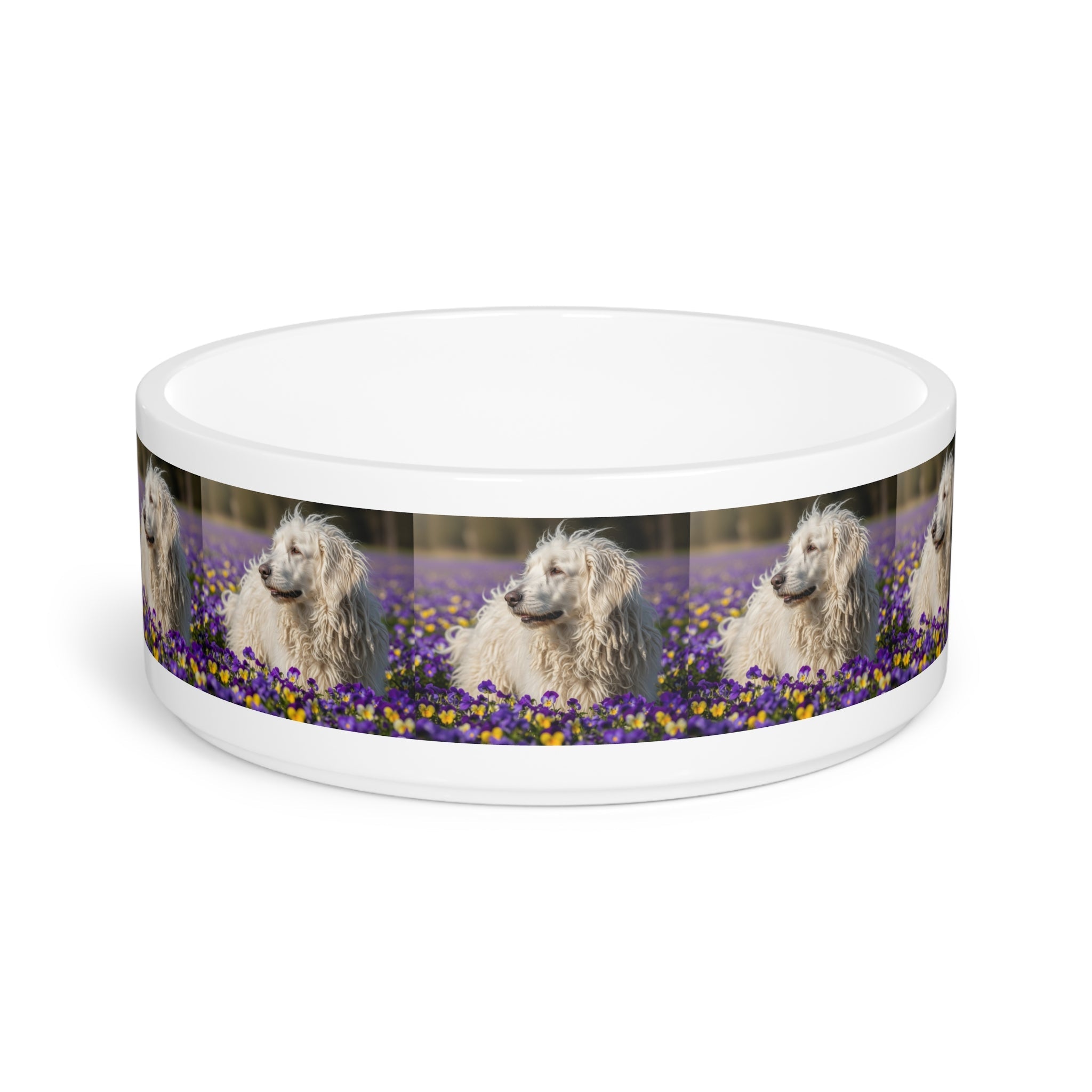 Ceramic Pet Bowl – 16 oz Dog Feeding Bowl