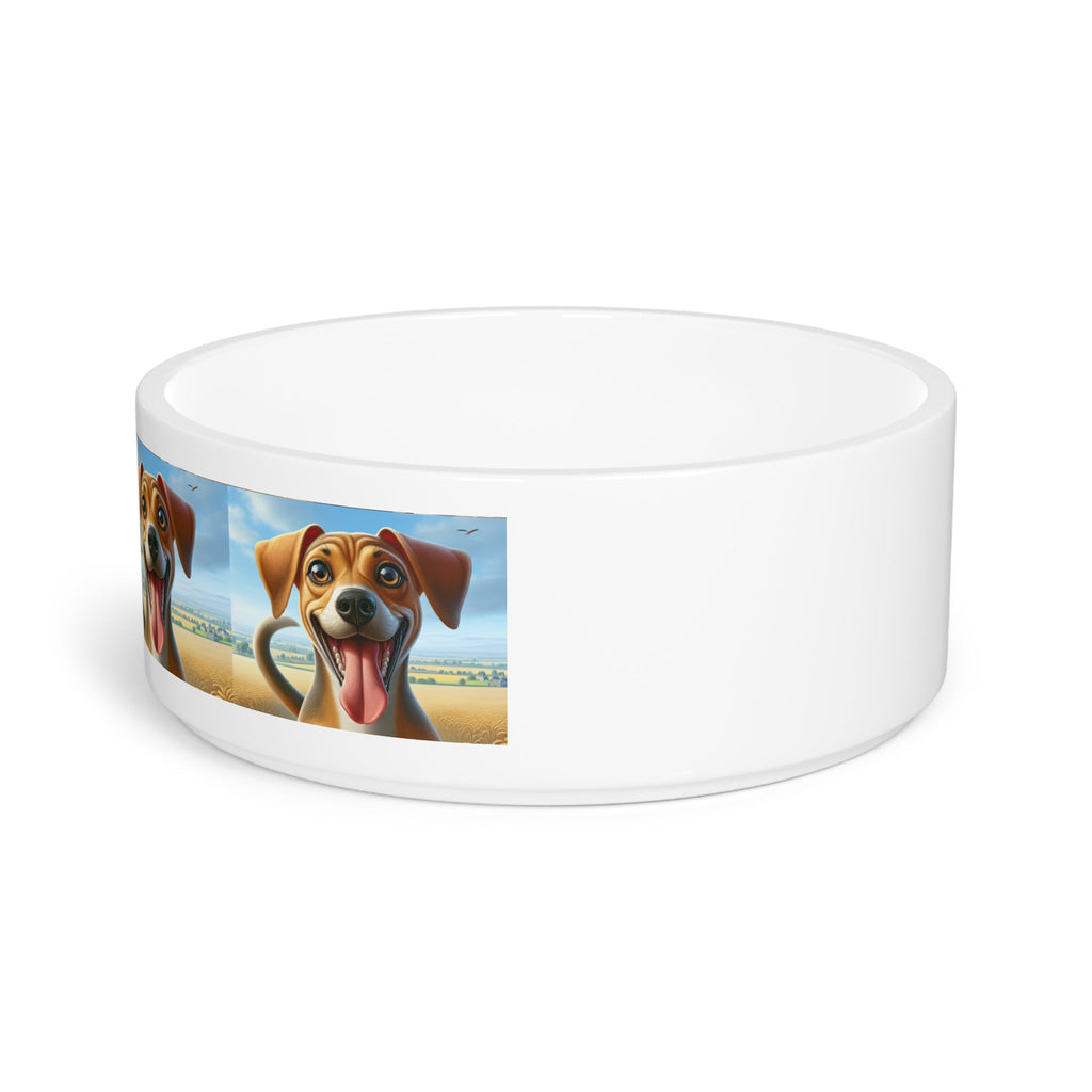 Ceramic Pet Bowl – 16 oz Dog Feeding Bowl