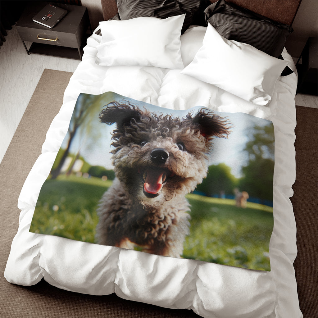 Sweatshirt Blanket – Plush Fleece Throw, 2 Size Options